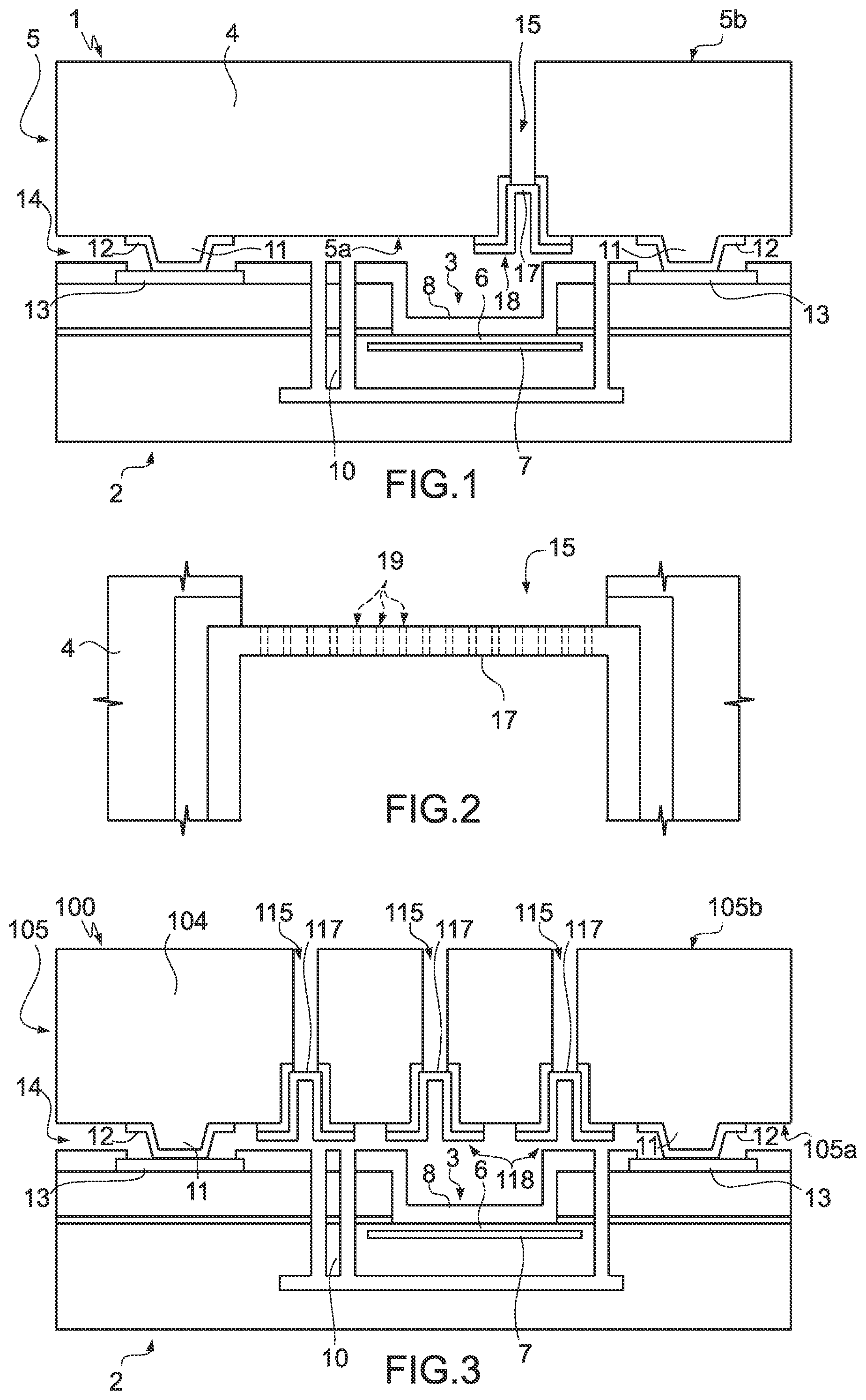 Patent US12134556 Figure 1 – Semiconductor device and method for manufacturing a semiconductor device