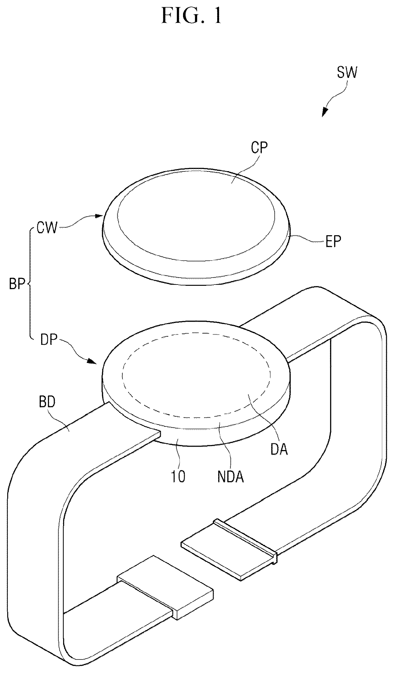 Patent US12134576 — Apparatus for processing cover window and method for processing cover window — Figure 1