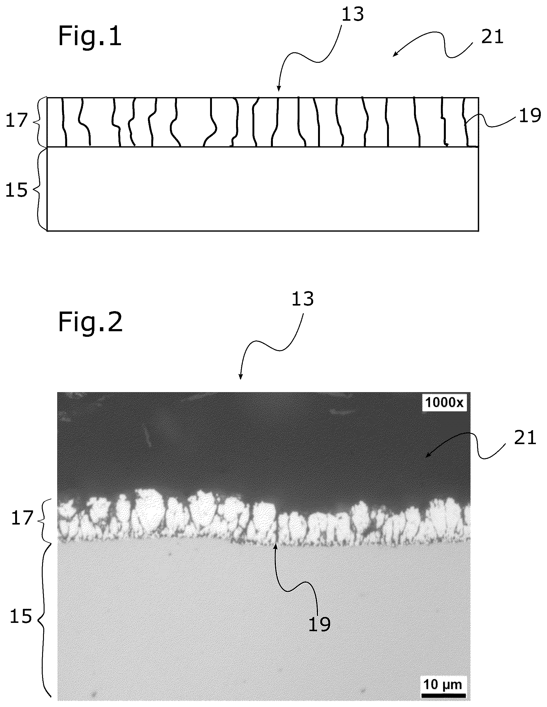 Patent US12134816 — Flat steel product having an improved zinc coating — Figure 1