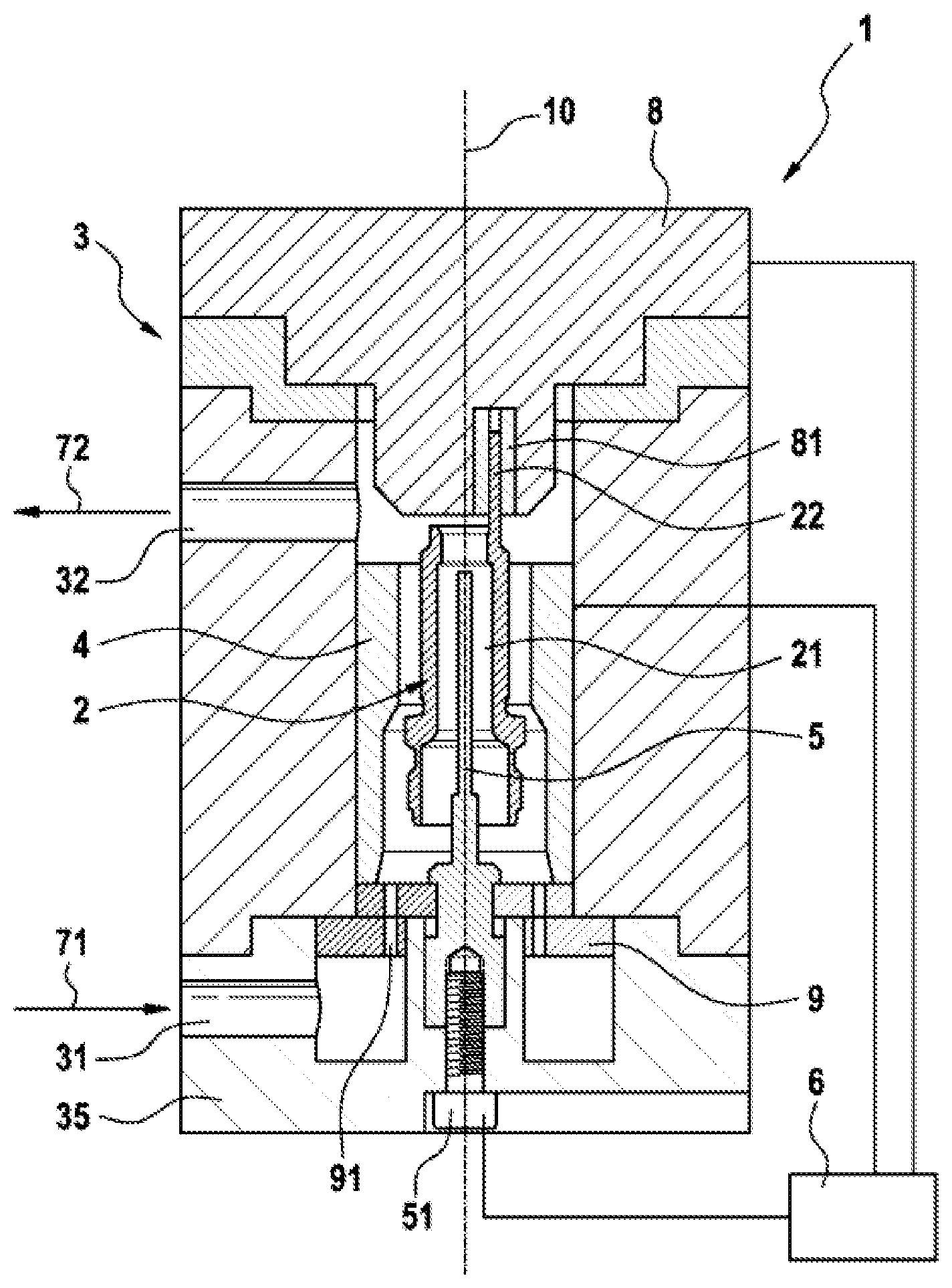 Patent US12134832 Figure 1 – Coating apparatus for coating components