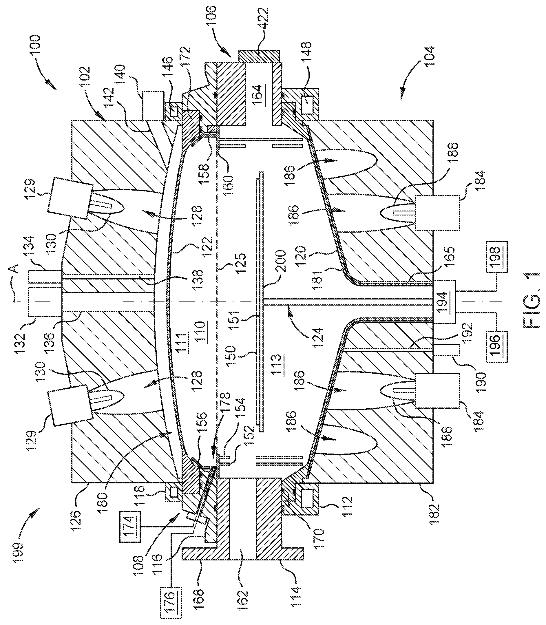 Patent US12134835 — Quartz susceptor for accurate non-contact temperature measurement — Figure 1