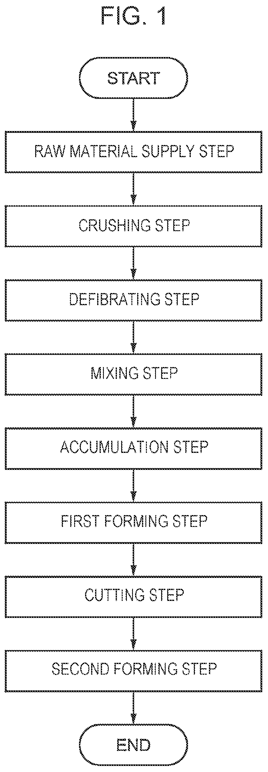 Patent US12134839 — Method of manufacturing cushioning material, and cushioning material — Figure 1