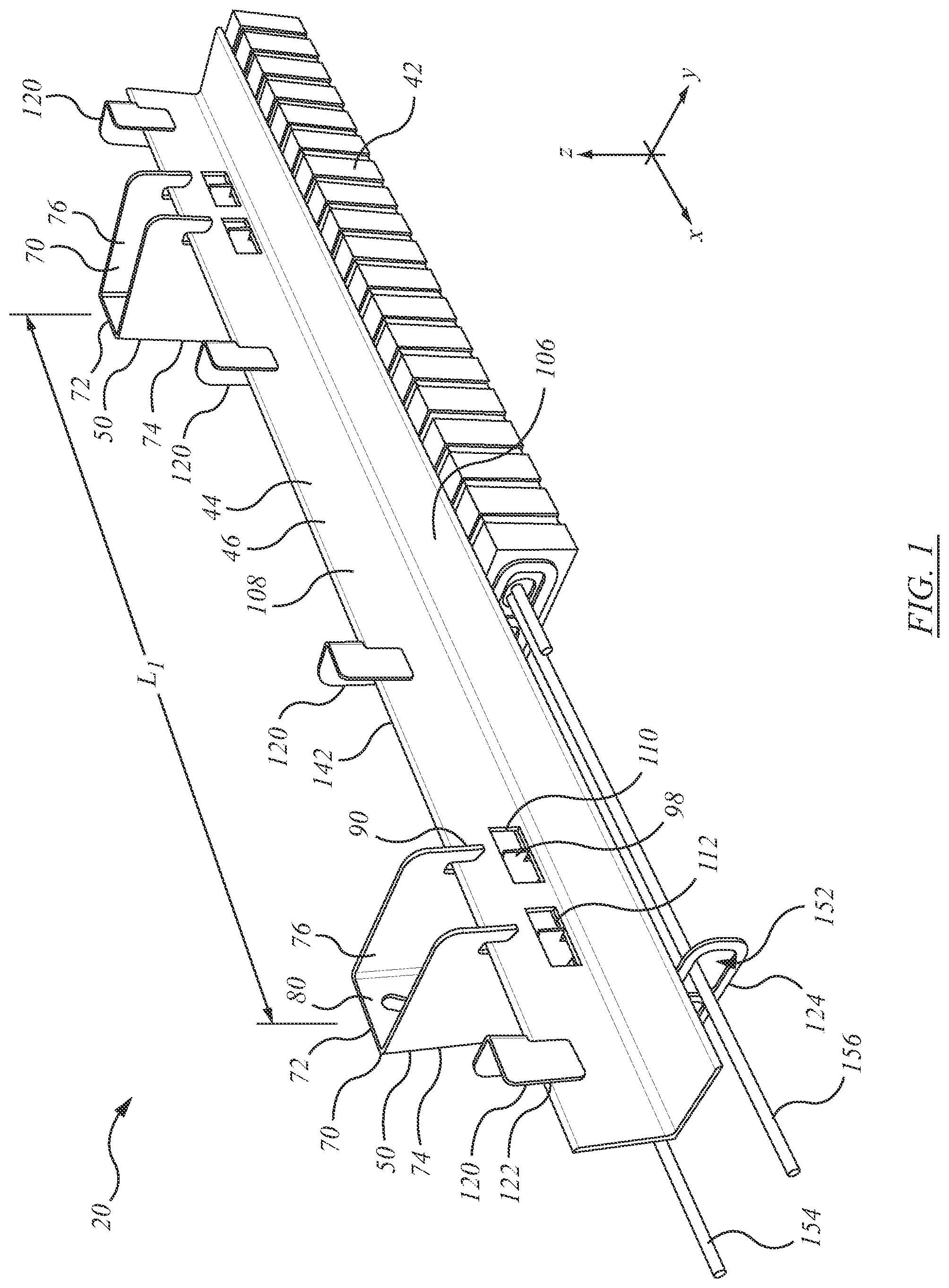 Patent US12134889 — Support bracket hanger assembly and method — Figure 1