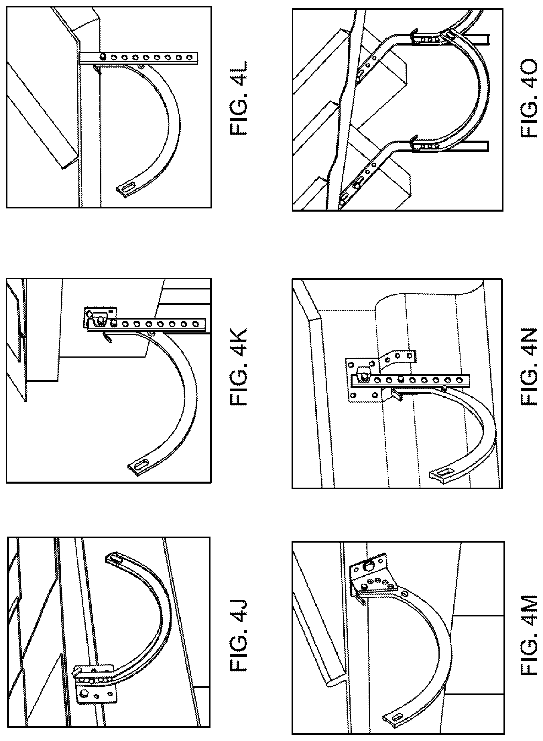Patent US12134897 Figure 7 – Rear receivers for use with systems and methods for modular platforms for gutter guard systems with interchangeable components