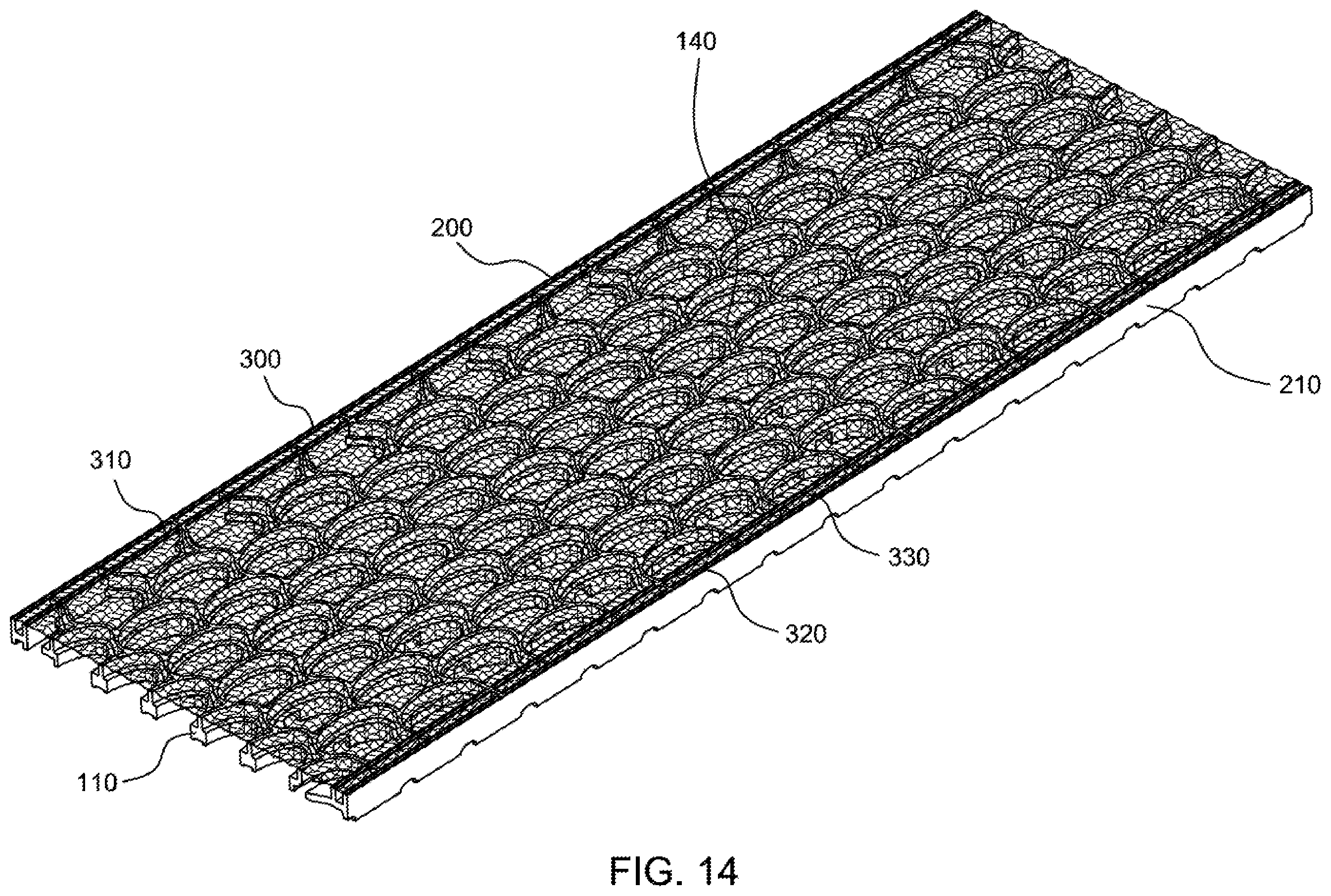 Patent US12134897 Figure 17 – Rear receivers for use with systems and methods for modular platforms for gutter guard systems with interchangeable components