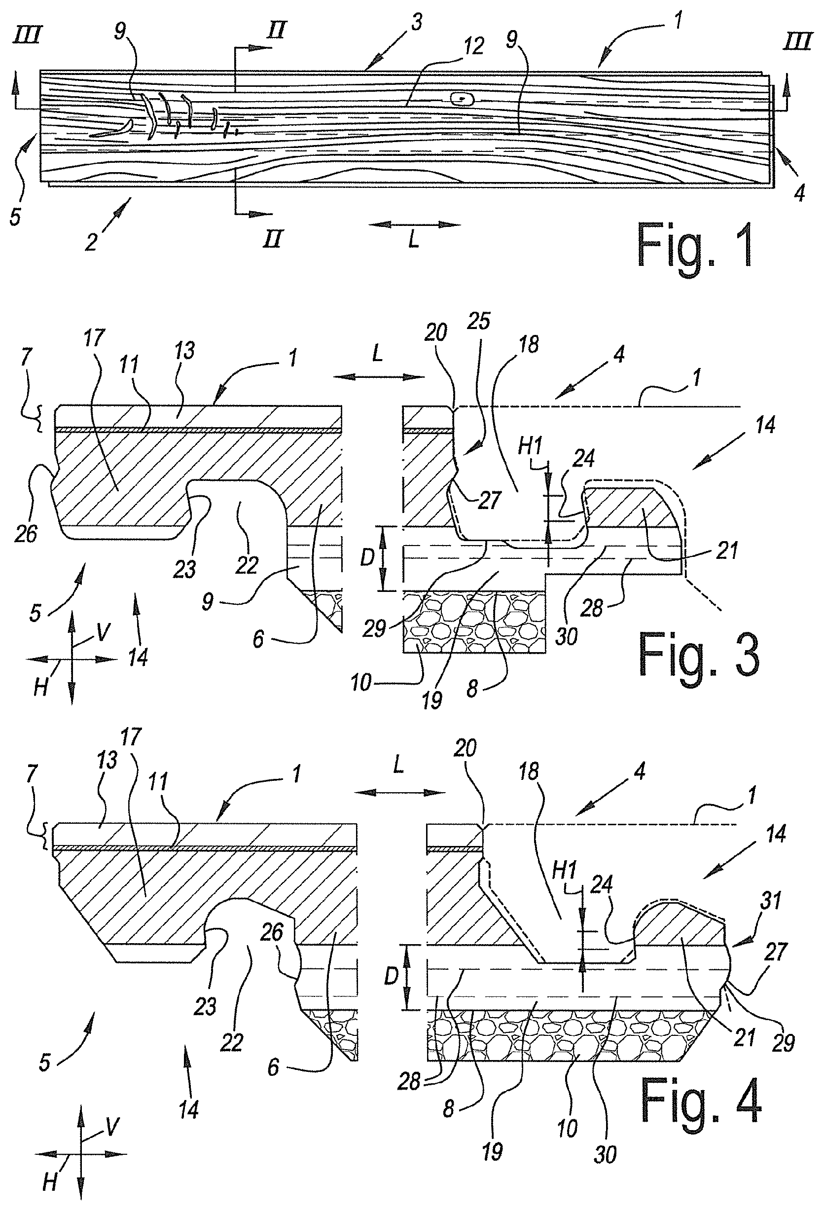 Patent US12134900 Figure 1 – Floor panel and method for manufacturing the same