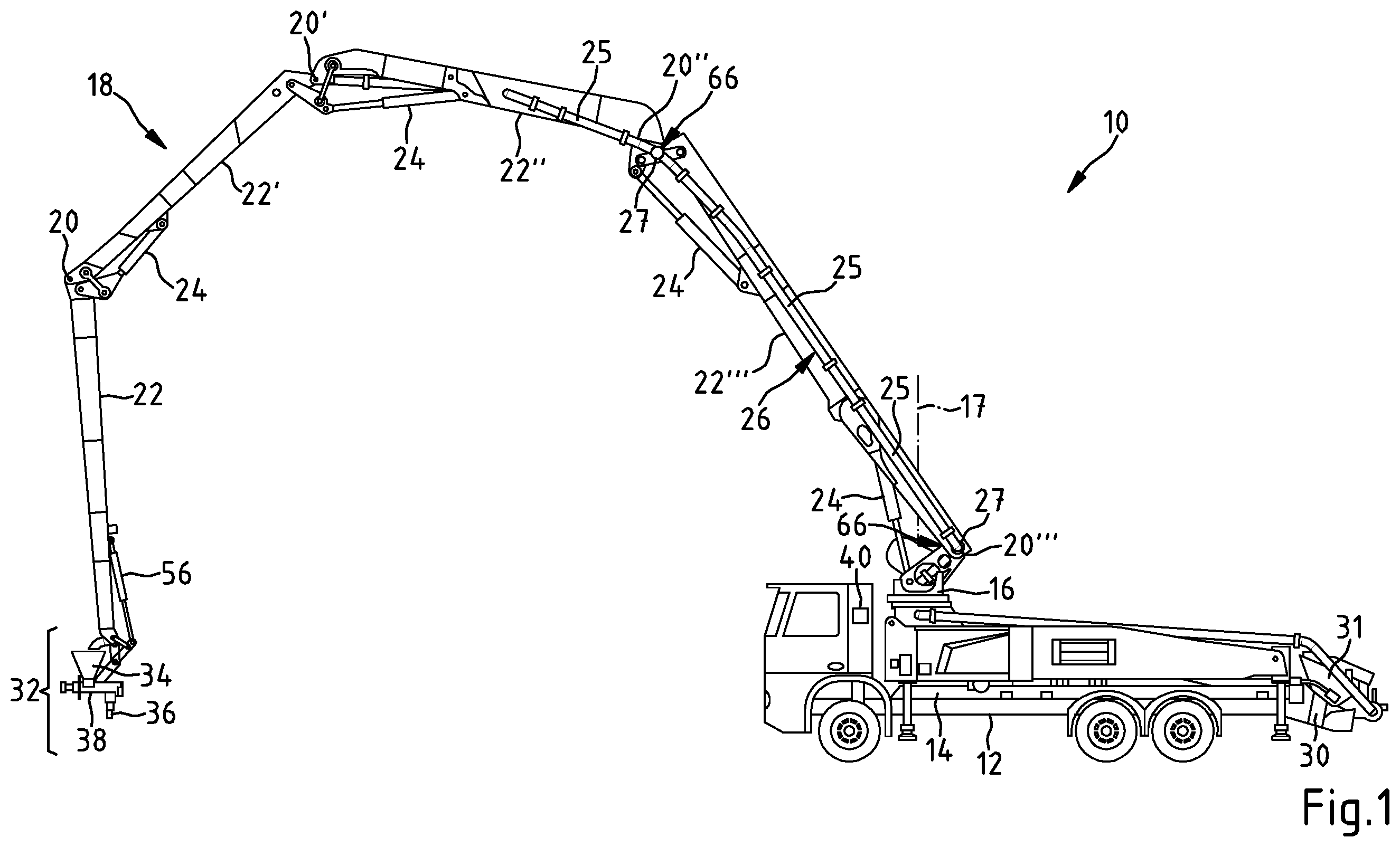 Patent US12134904 Figure 1 – Apparatus for output of a fluid process material