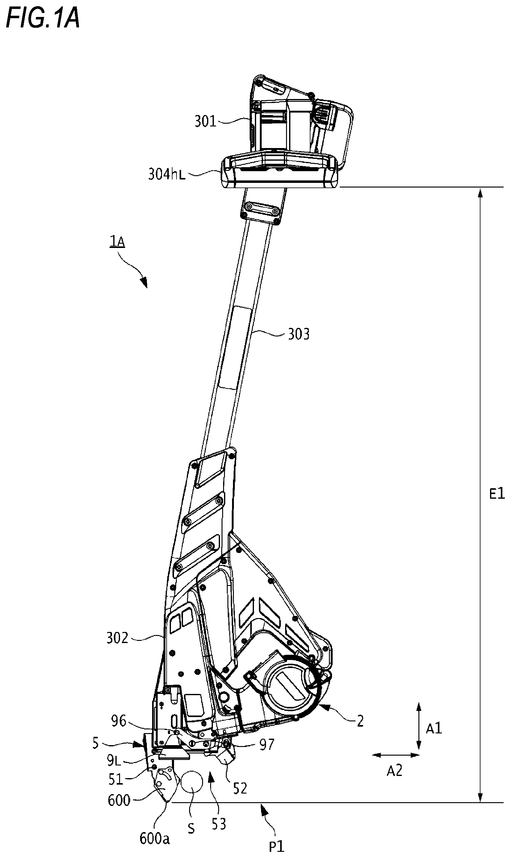 Patent US12134905 — Binding machine — Figure 1