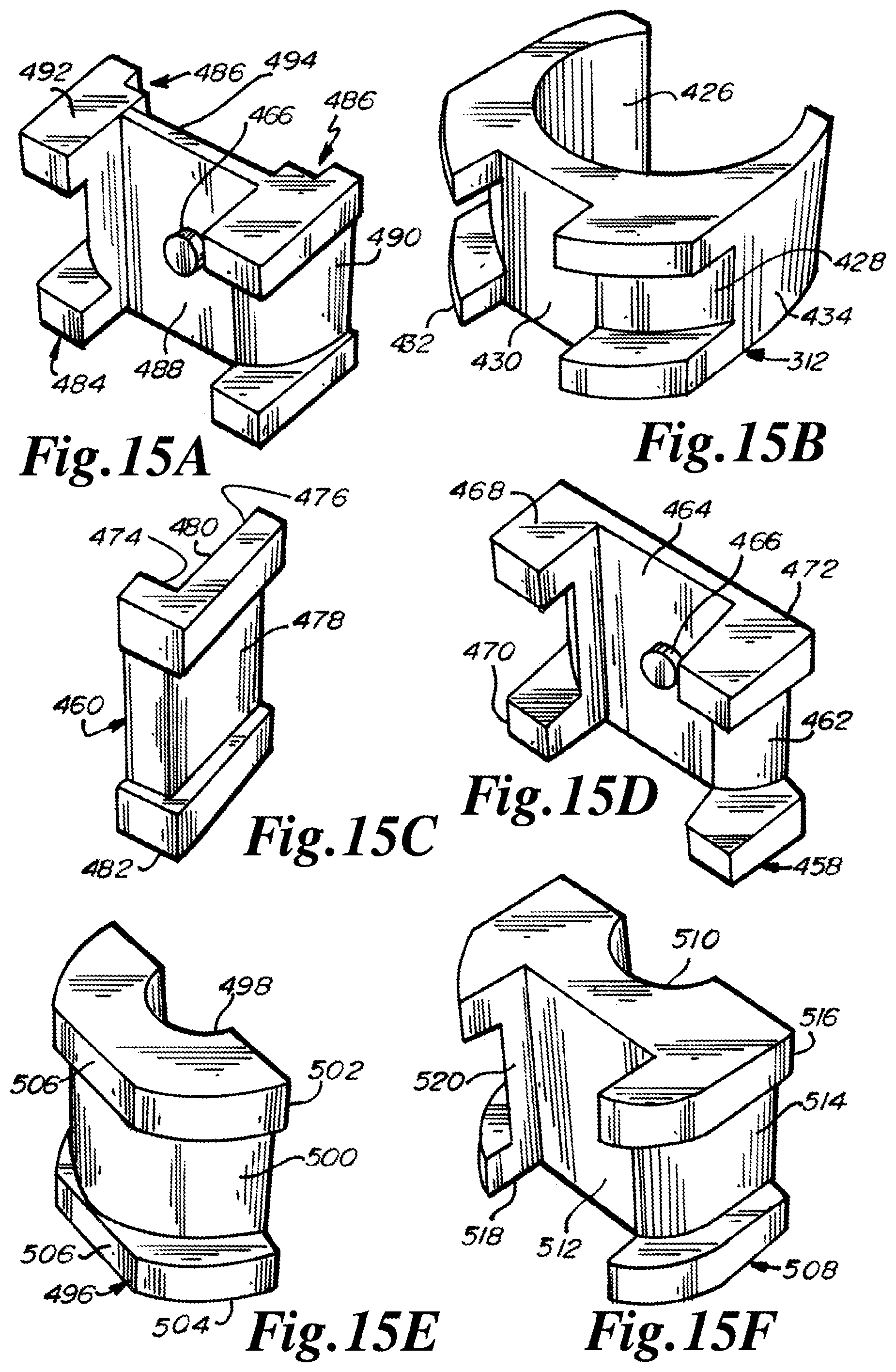 Patent US12134934 Figure 15 – Gate having four pins and stairway post adapter