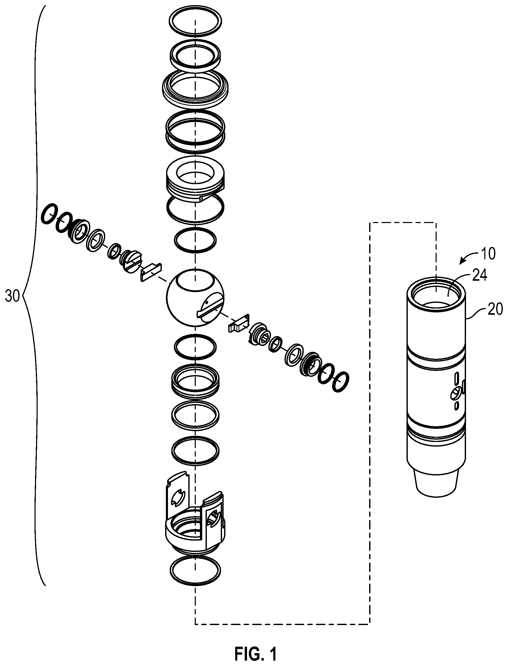 Patent US12134943 — Kelly valve — Figure 1