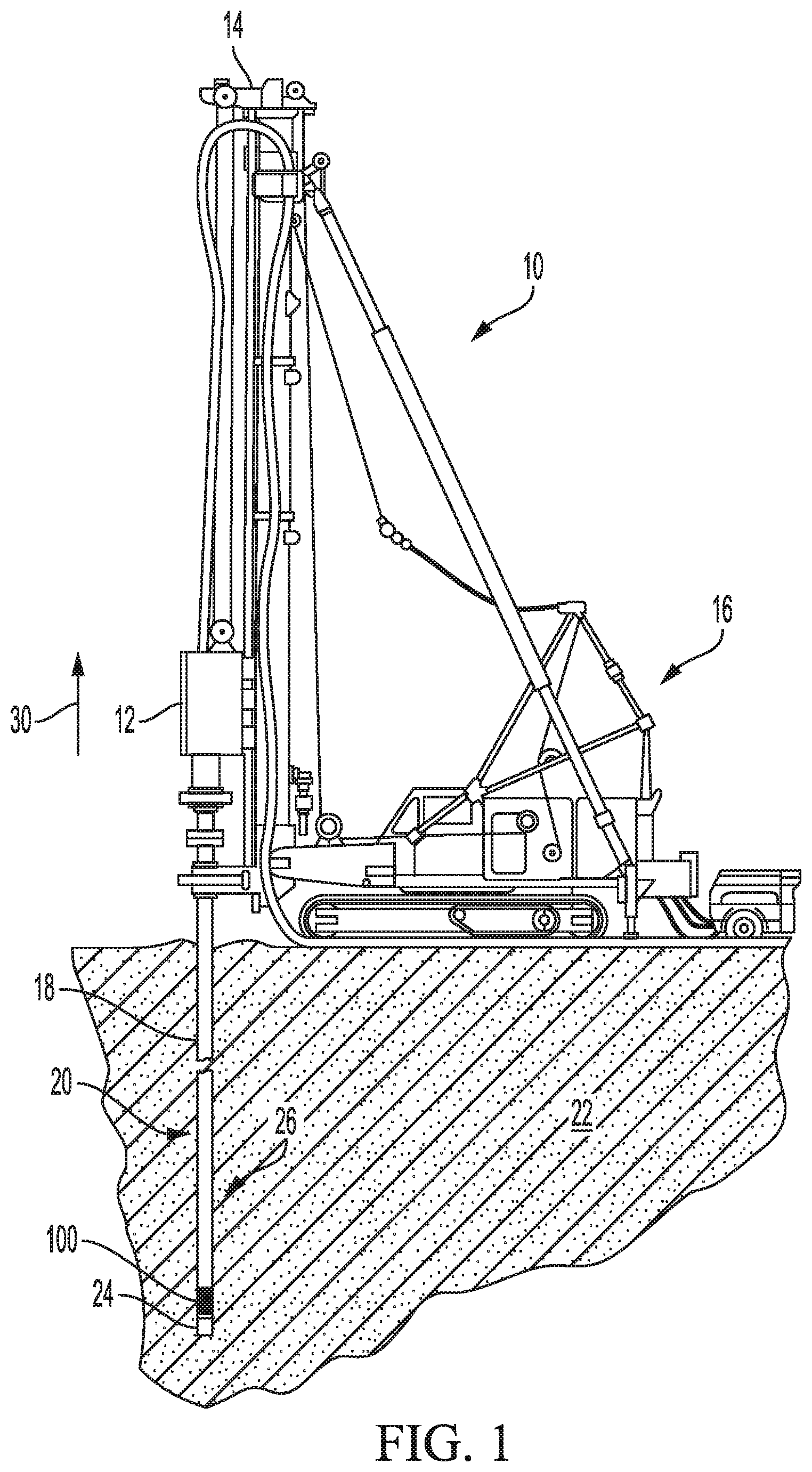 Patent US12134953 Figure 1 – Core barrel head assembly