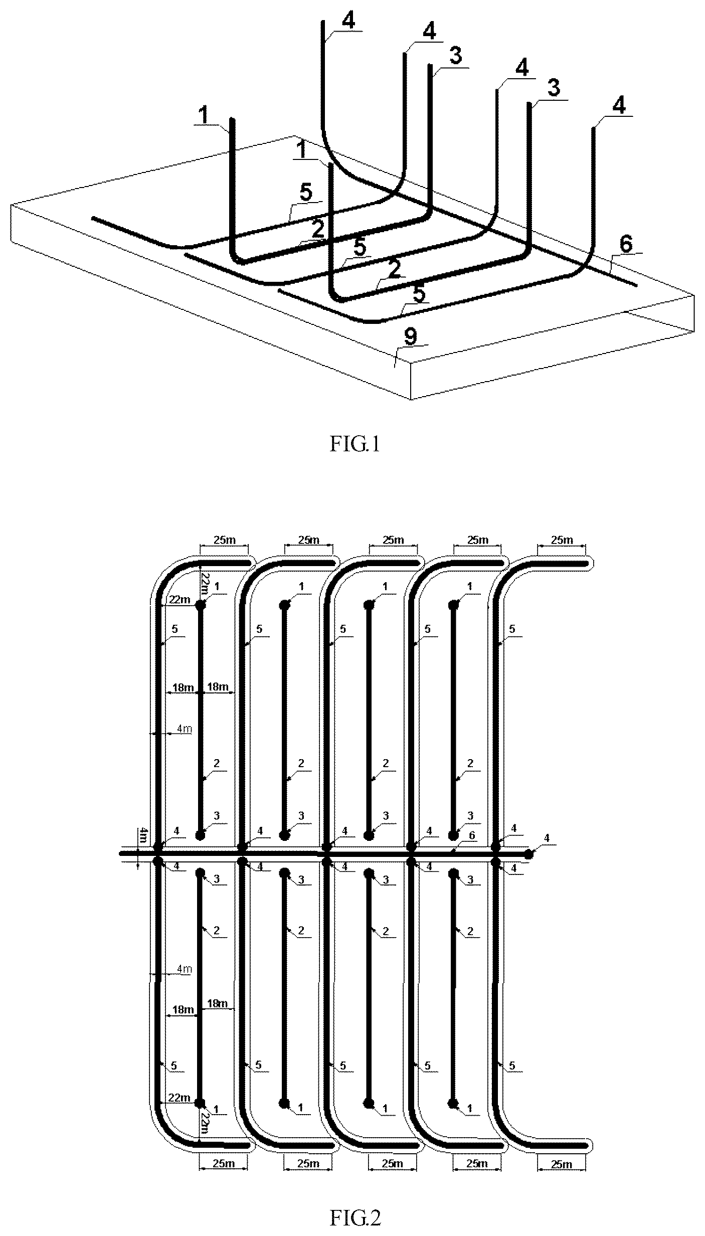 Patent US12134966 — Underground gasifier pre-control structure, gasifier and gasification method — Figure 1