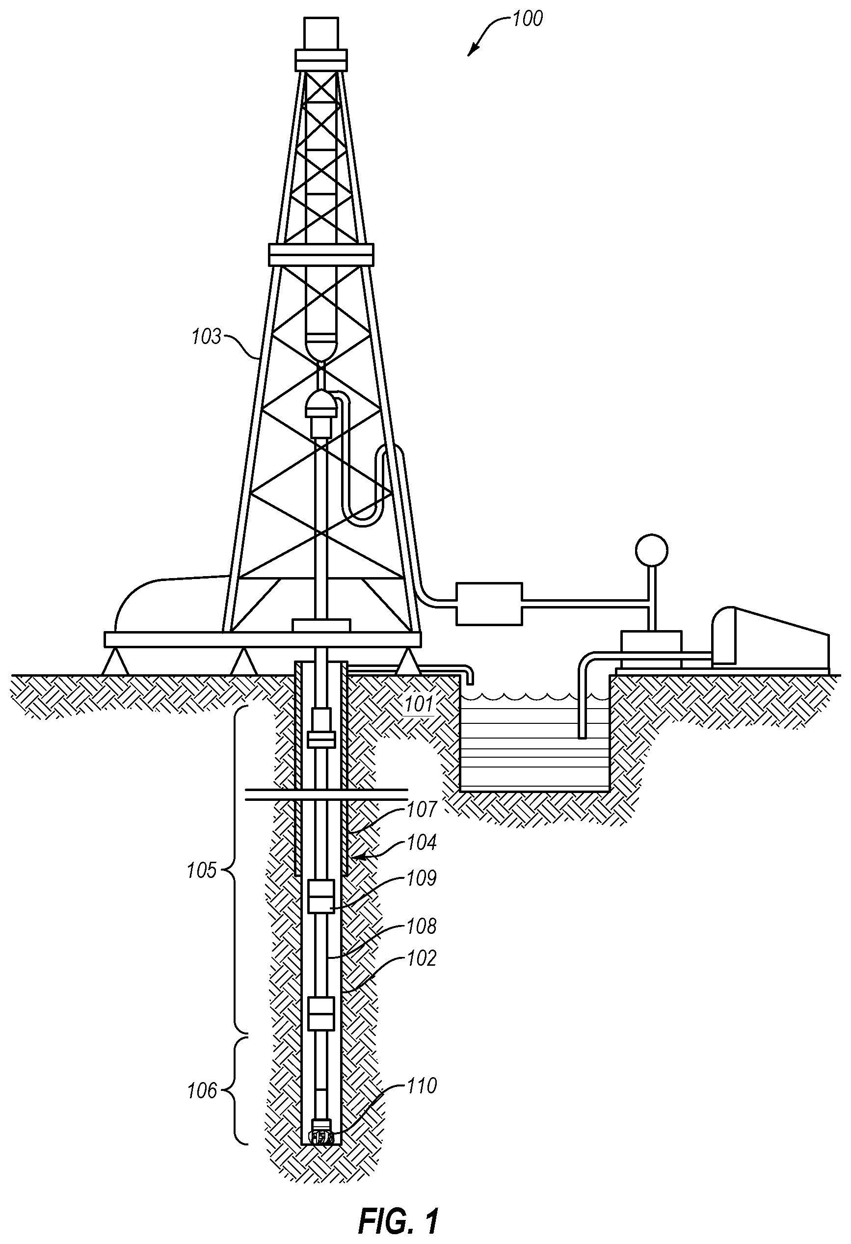 Patent US12134967 — Park position for a survey tool — Figure 1