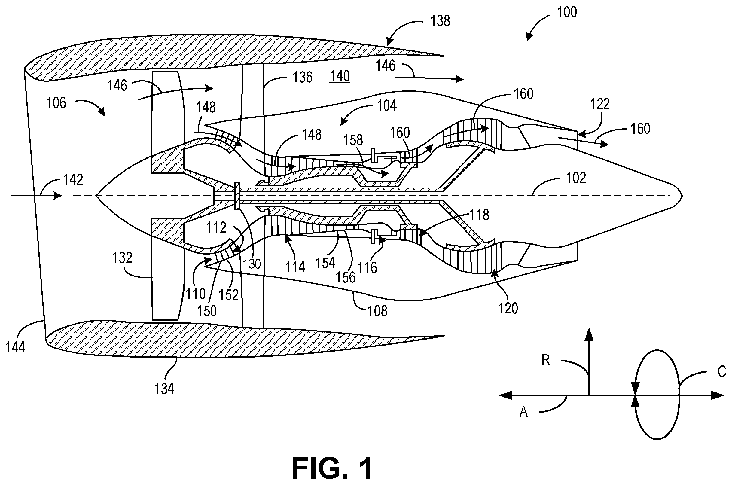 Patent US12134986 Figure 1 – Acoustic damping device