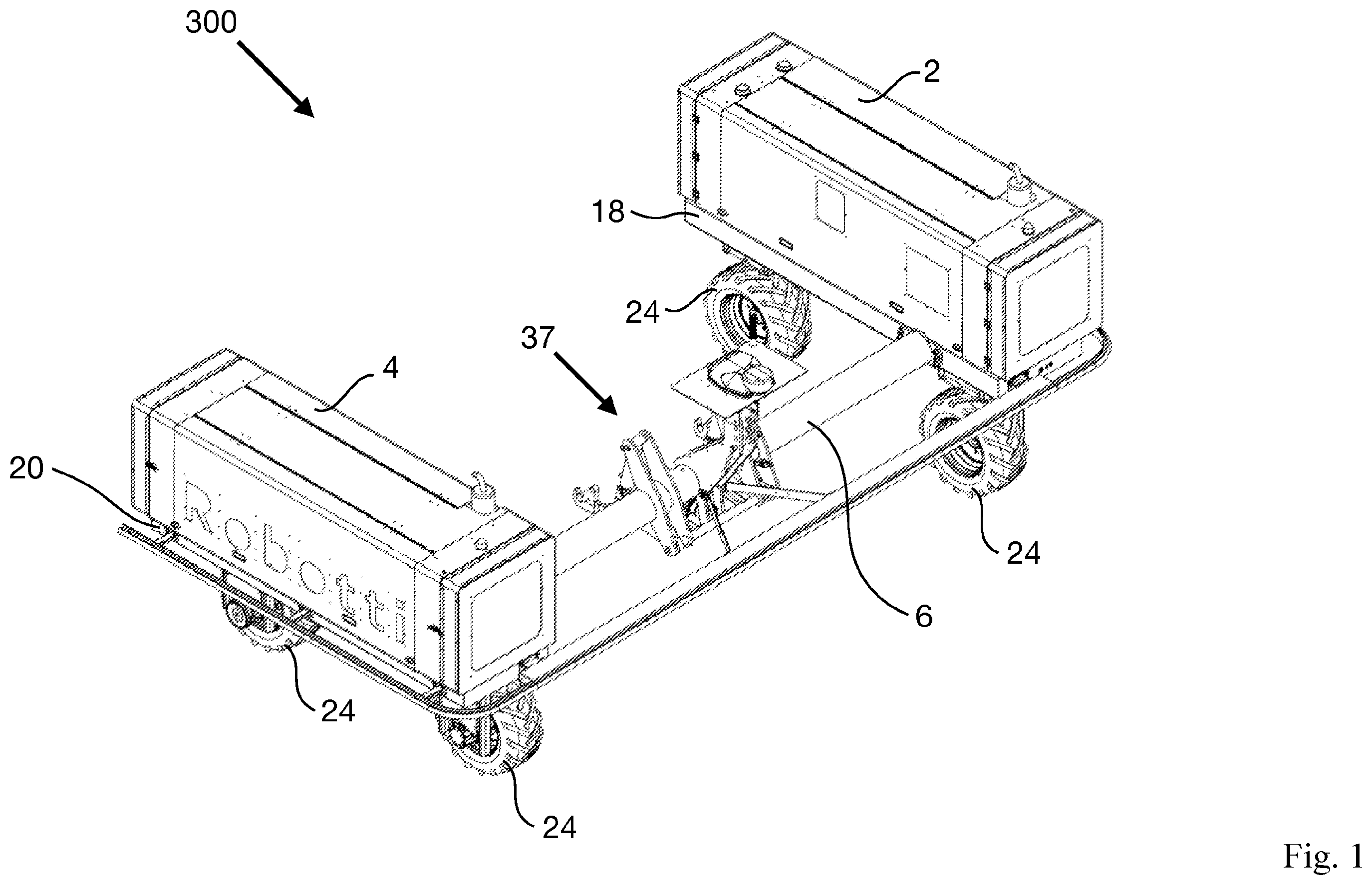 Patent US12137623 — Agricultural work vehicle — Figure 1