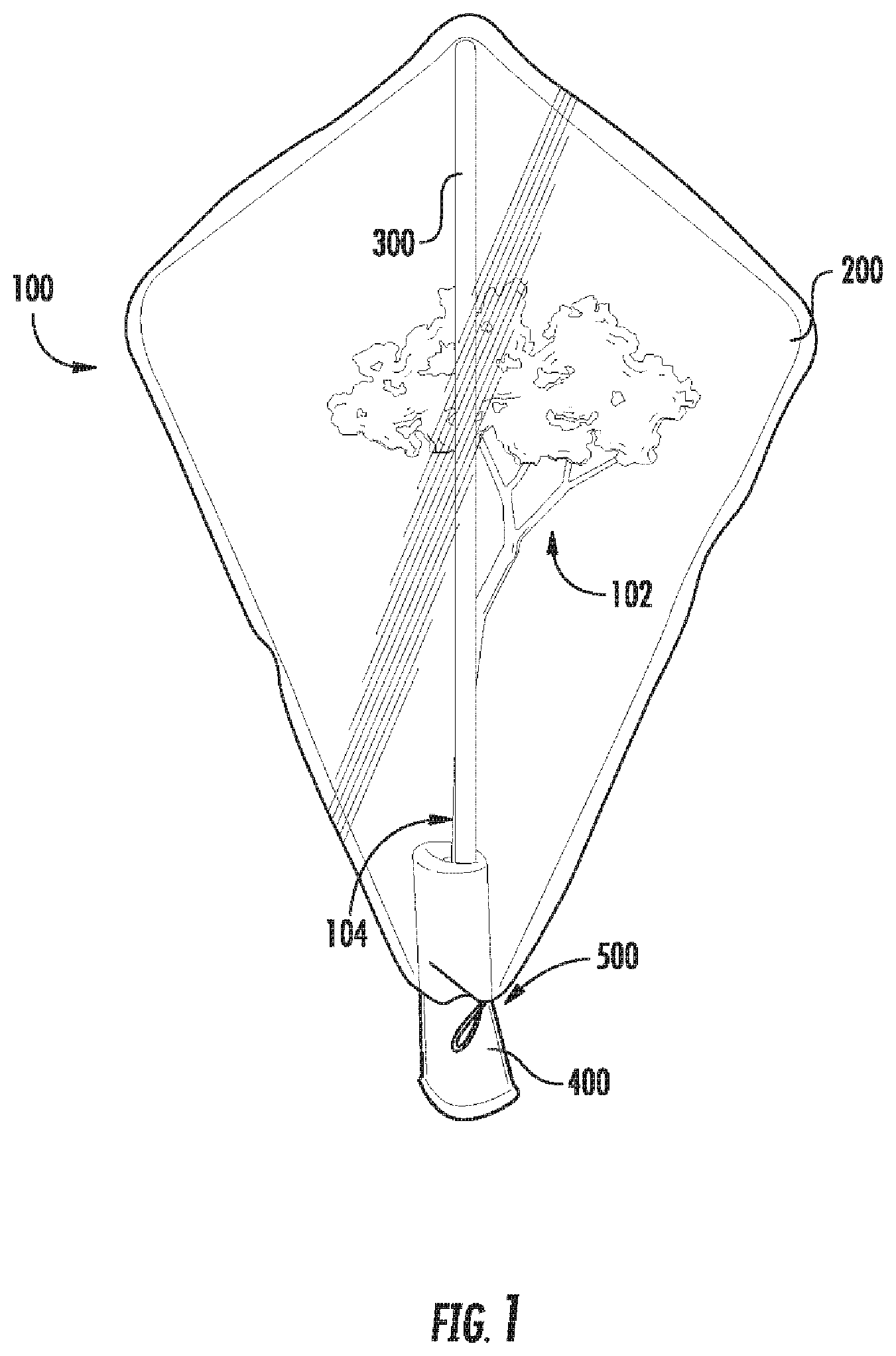 Patent US12137638 — Plant cover device with upper end and lower tubular end and related methods — Figure 1