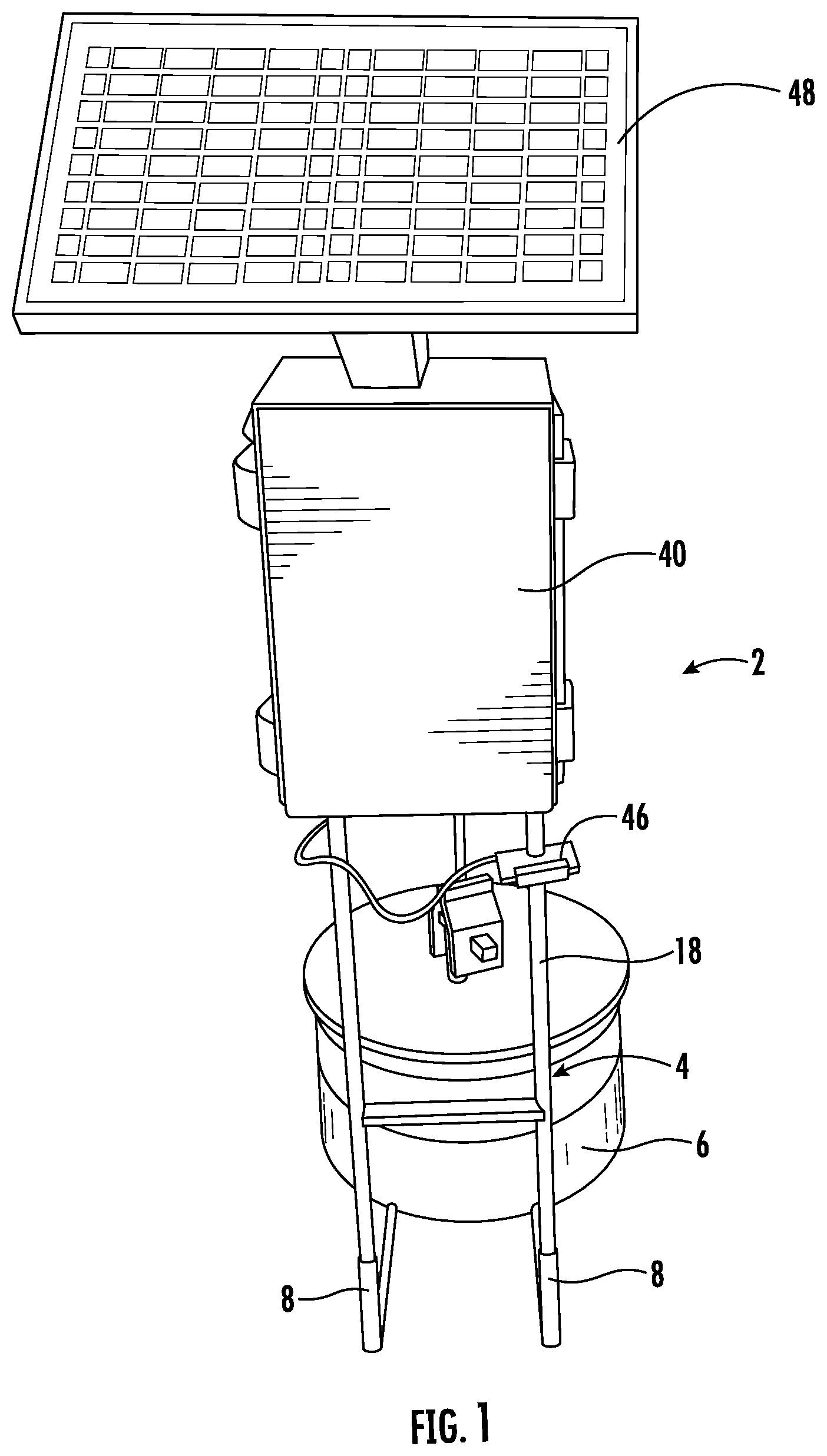 Patent US12137640 Figure 1 – Sustainable residential yard flood irrigation valve system with controller