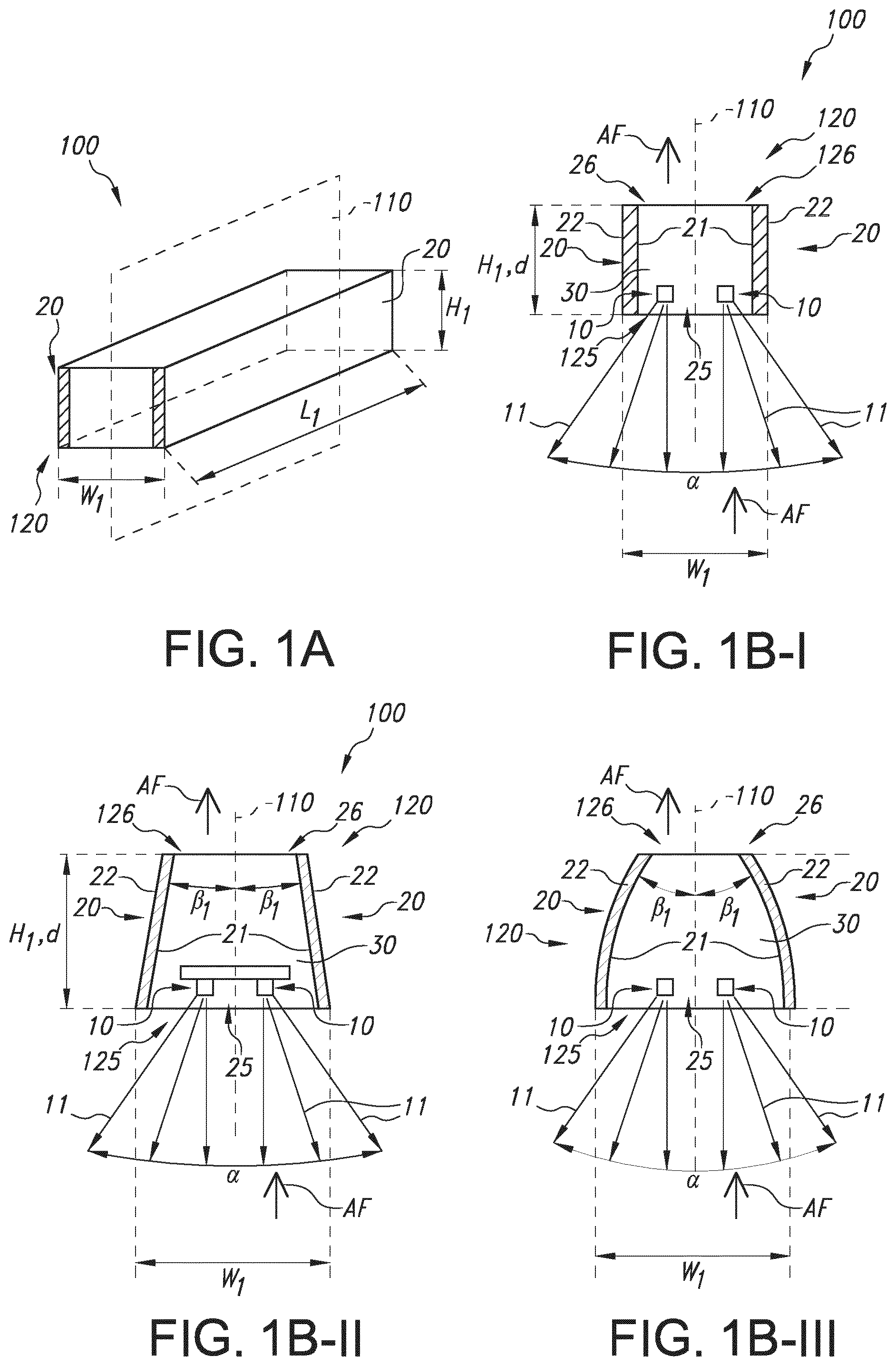 Patent US12137649 — Greenhouse luminaire with minimal daylight interception — Figure 1