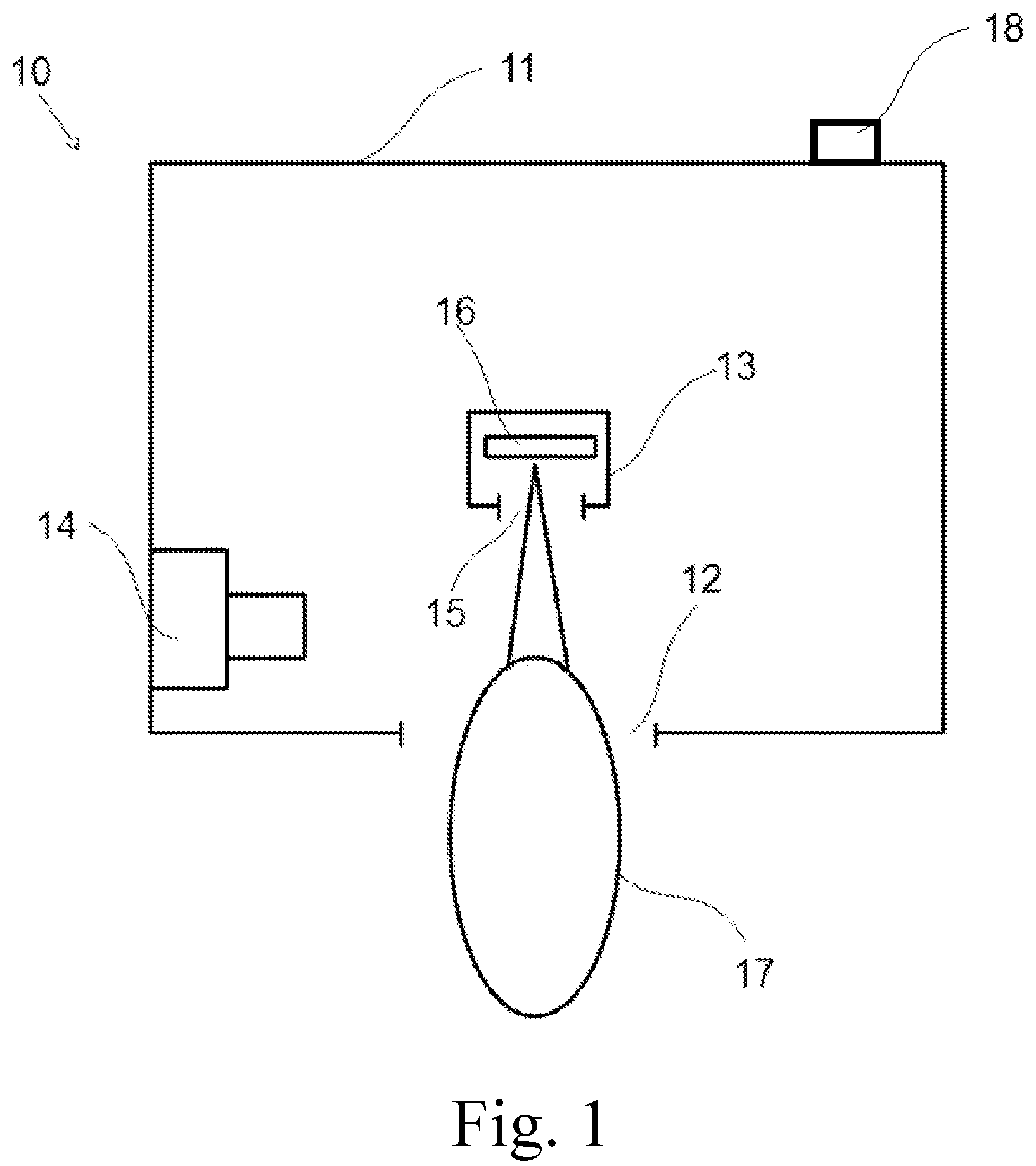 Patent US12137671 Figure 1 – System for measuring body temperature in poultry