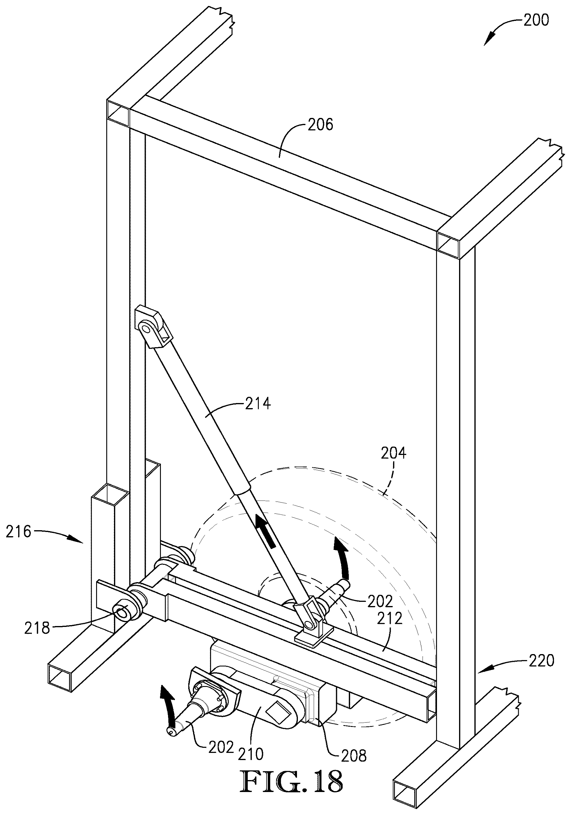Patent US12137672 Figure 17 – Frame for portable panel assembly