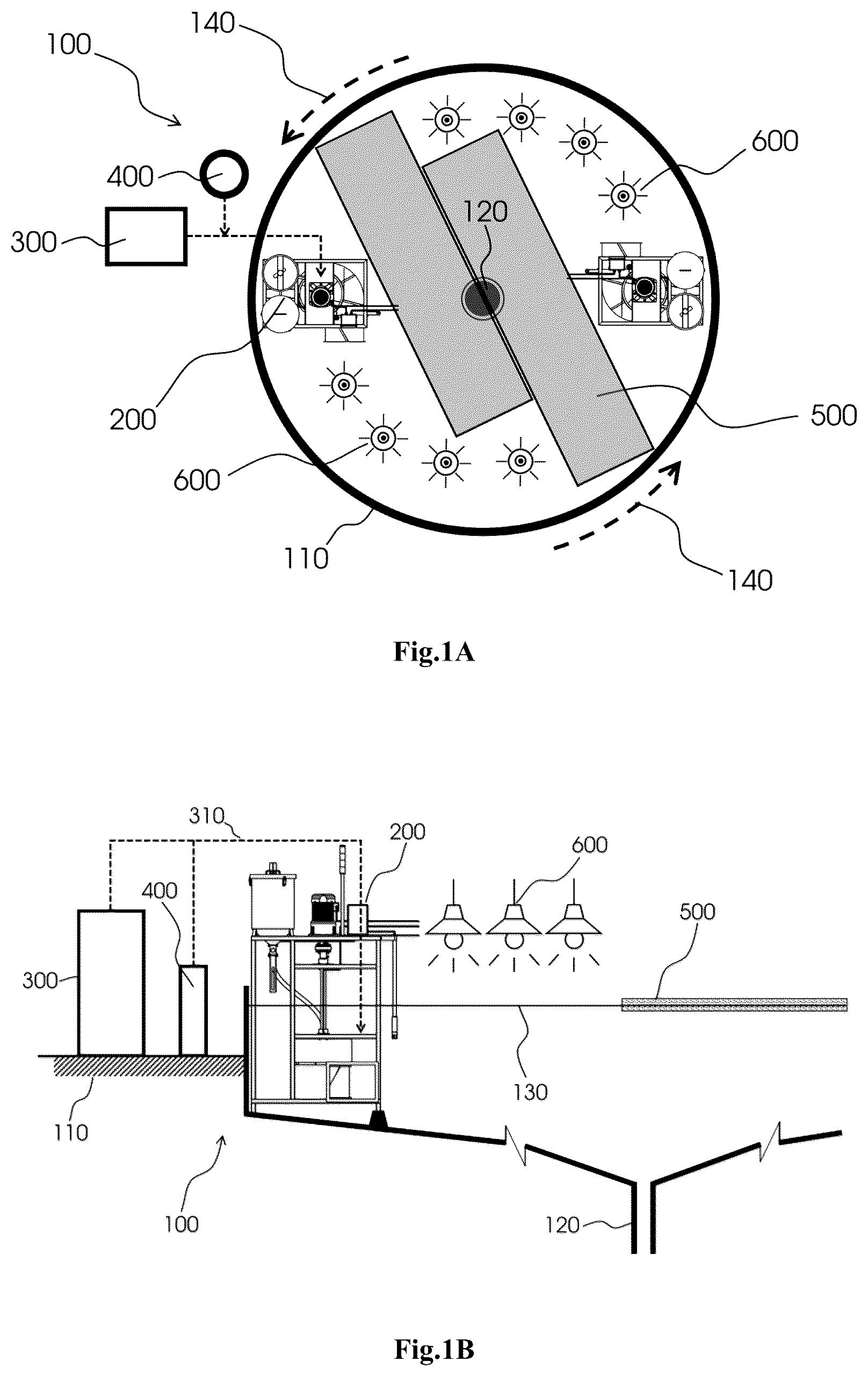 Patent US12137673 Figure 1 – Multi-function device used for intensive shrimp farming and intensive shrimp farming system using this device