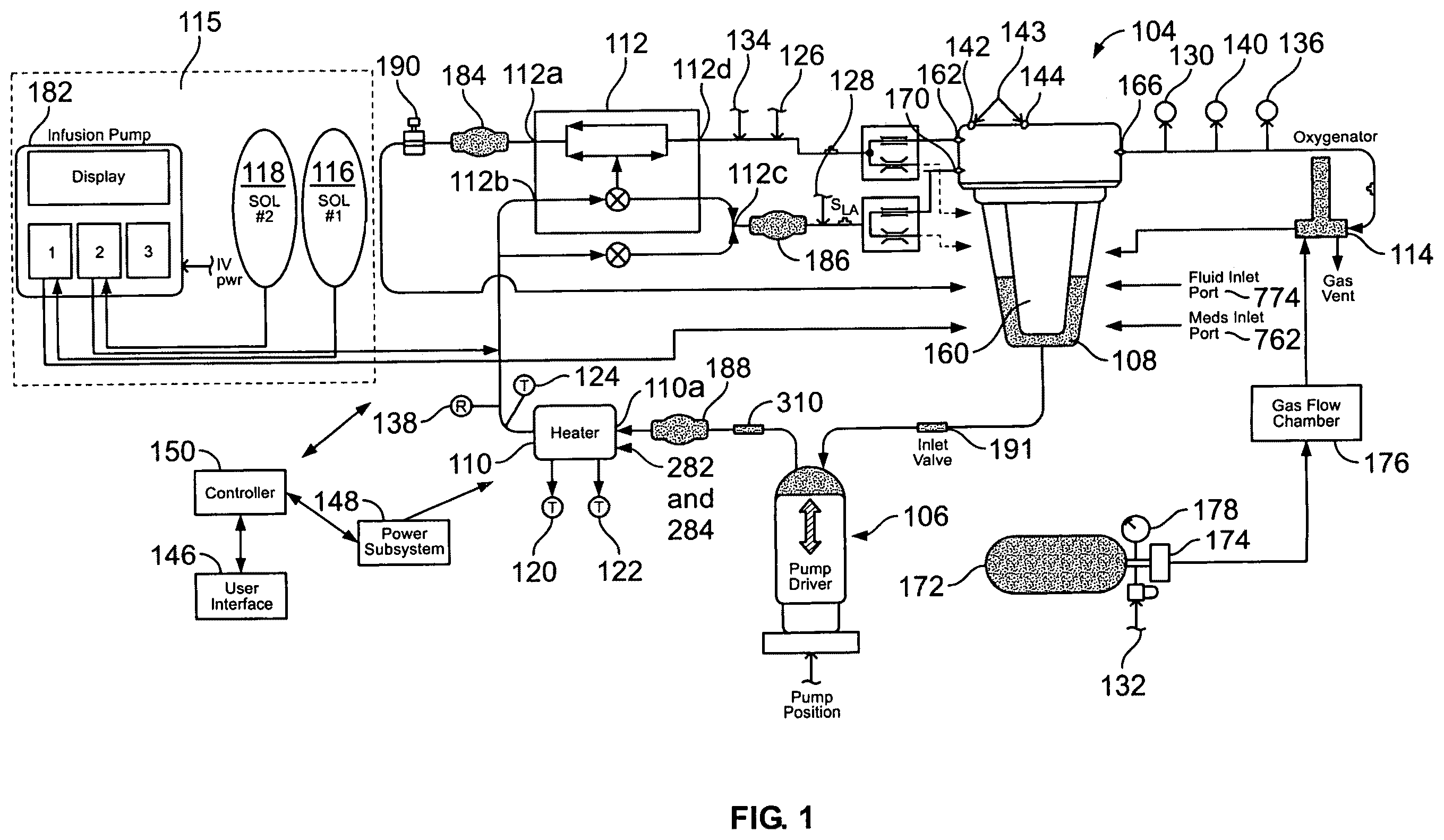 Patent US12137683 — Systems and methods for ex-vivo organ care — Figure 1