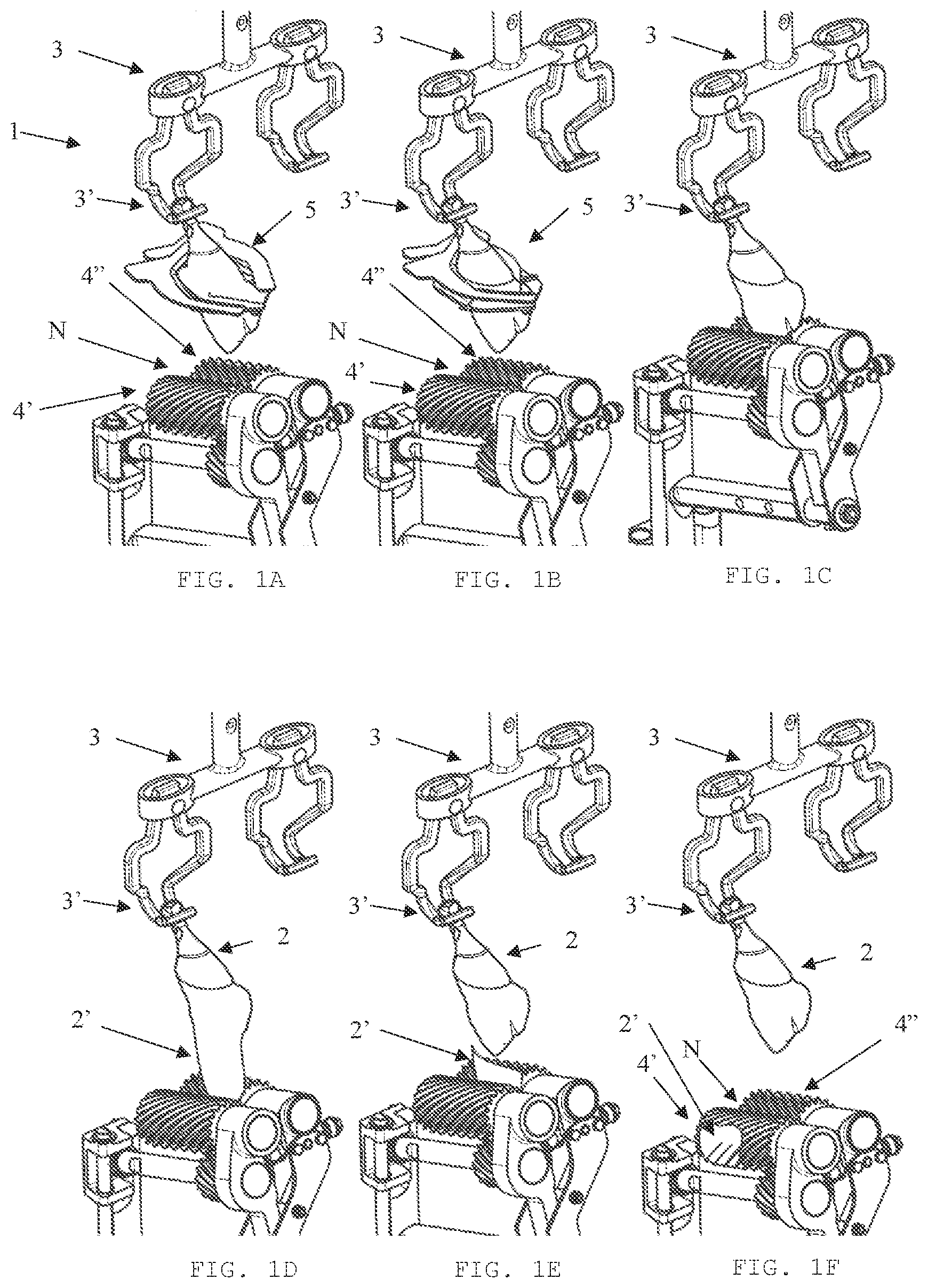 Patent US12137697 — Deskinning apparatus for a poultry leg — Figure 1