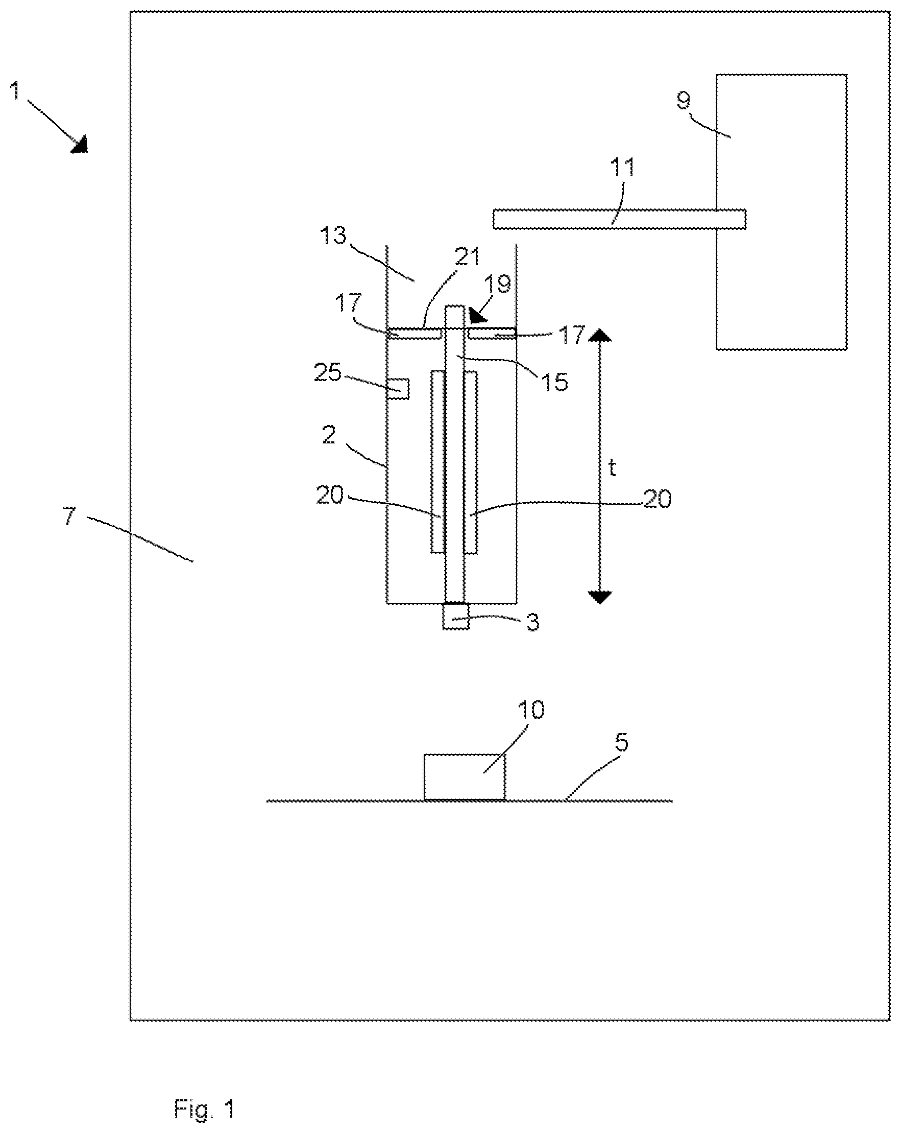 Patent US12137702 — Print head for printing a food product layer-by-layer and a system comprising a print head — Figure 1