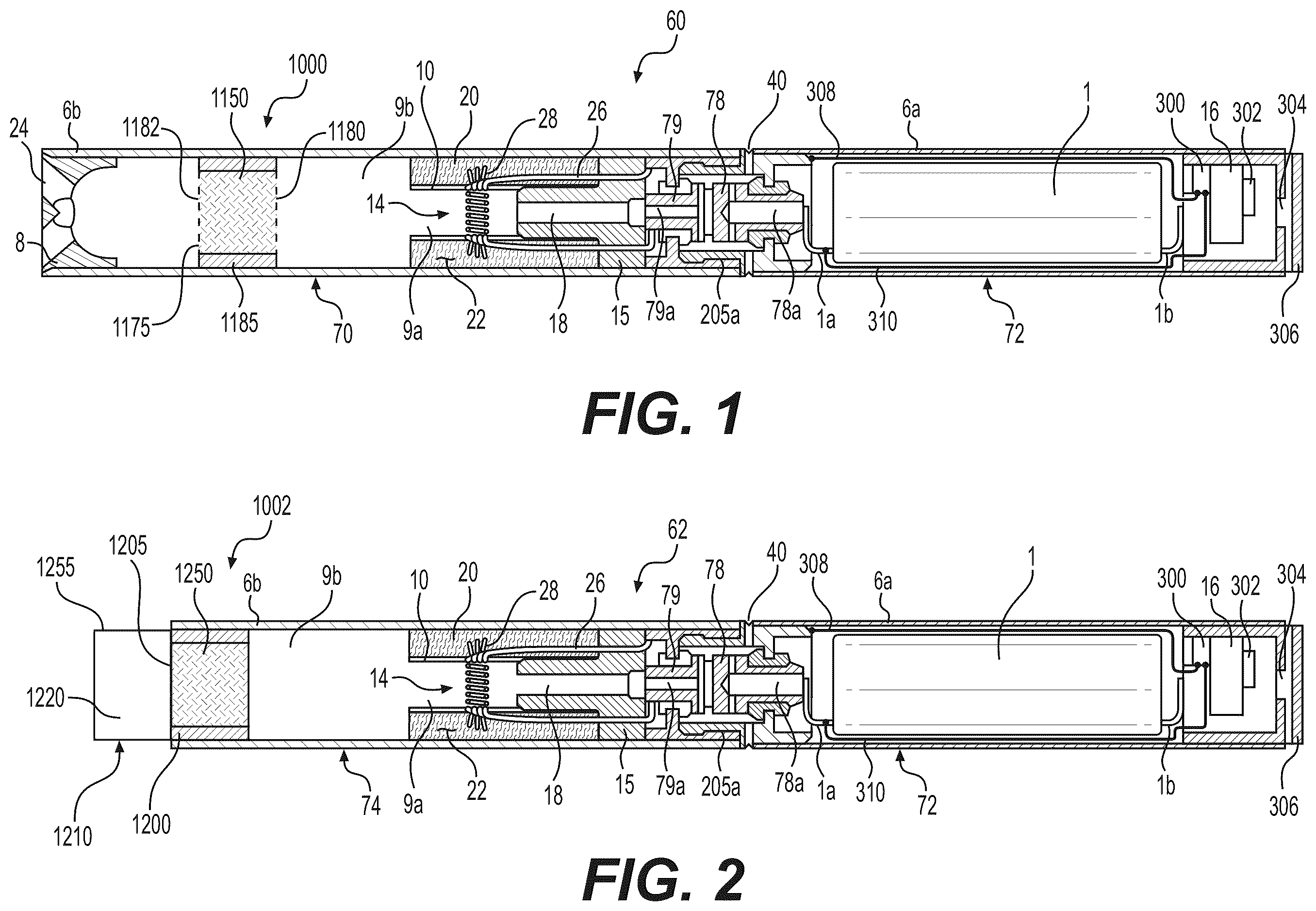 Patent US12137726 — Non-combustible tobacco vaping insert, and cartridge with non-combustible tobacco vaping insert — Figure 1