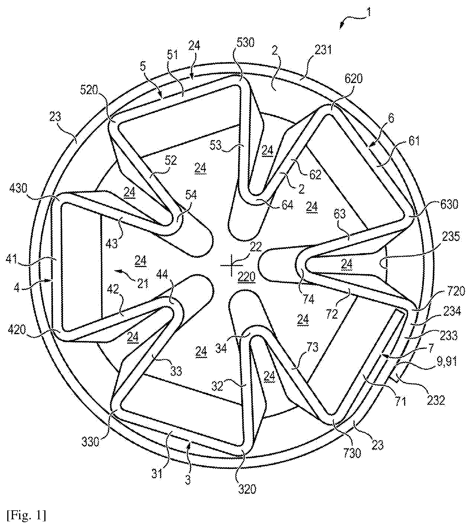 Patent US12137728 Figure 1 – Cardboard filter for cigarettes, cigarette and manufacturing method thereof