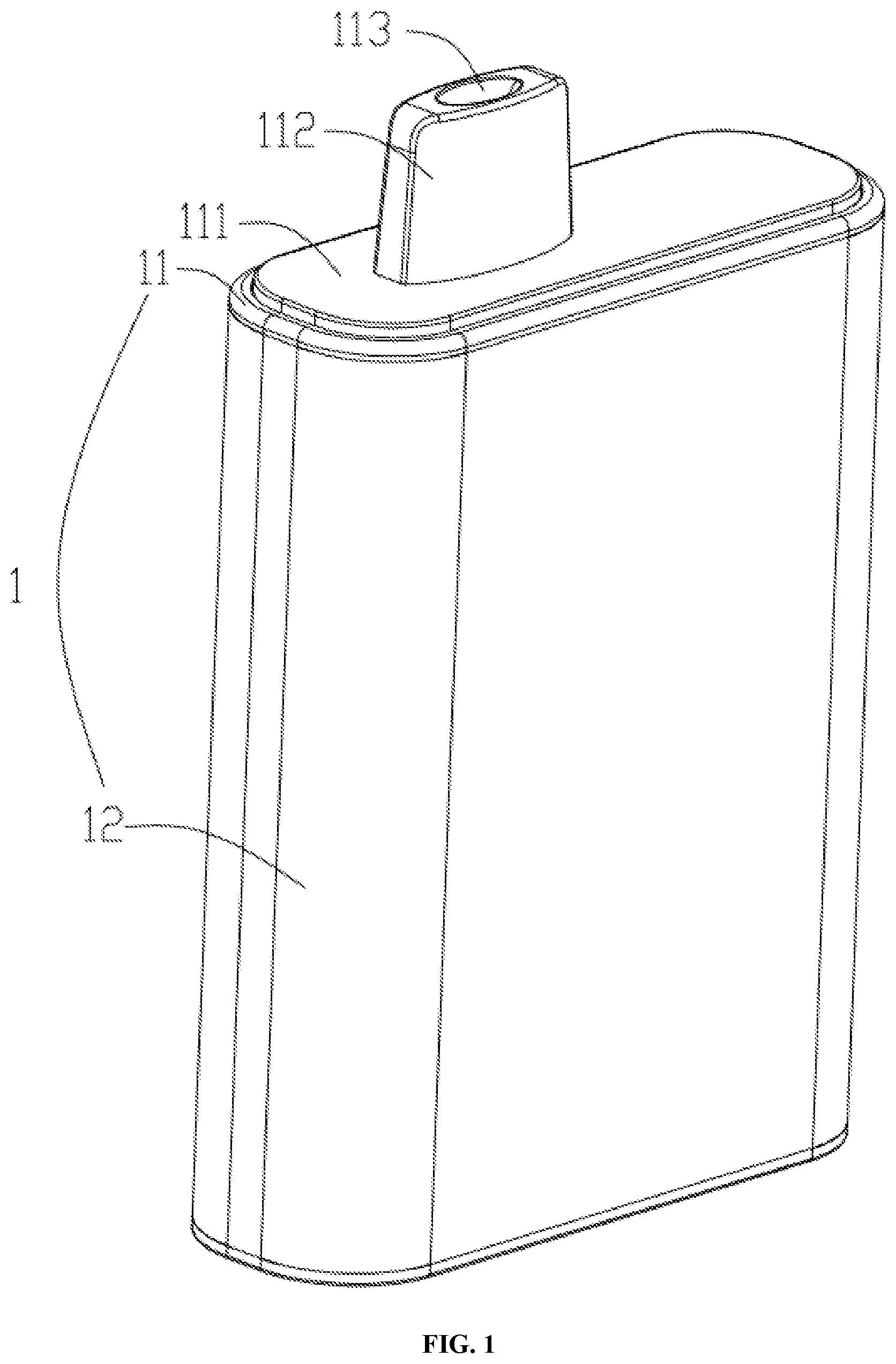 Patent US12137736 — Electronic cigarette having a plurality of e-liquid storage bins — Figure 1