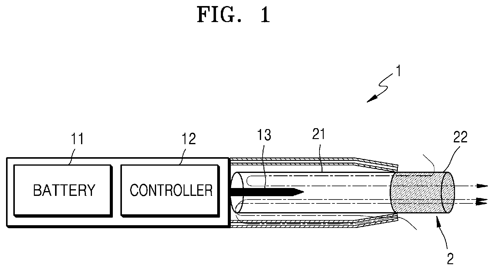 Patent US12137743 — Aerosol generating apparatus using induction heating method and aerosol generating method using induction heating method — Figure 1