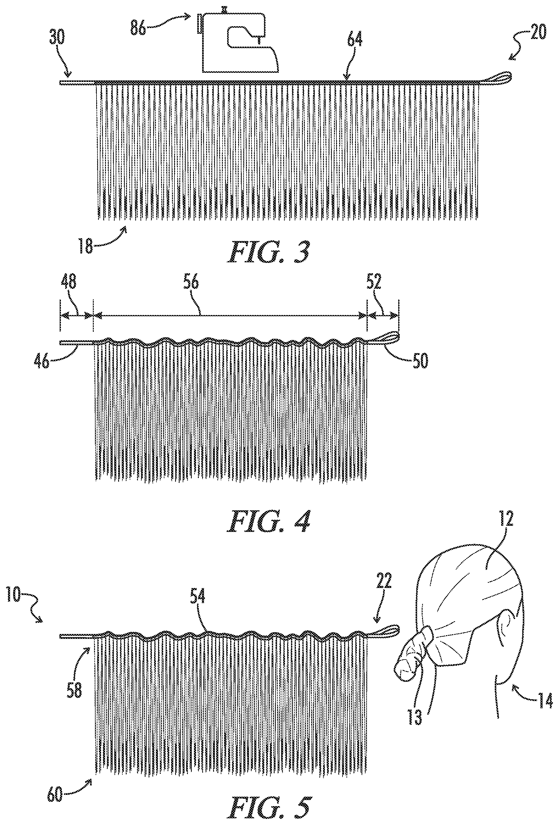 Patent US12137762 Figure 2 – Elastic ponytail extension