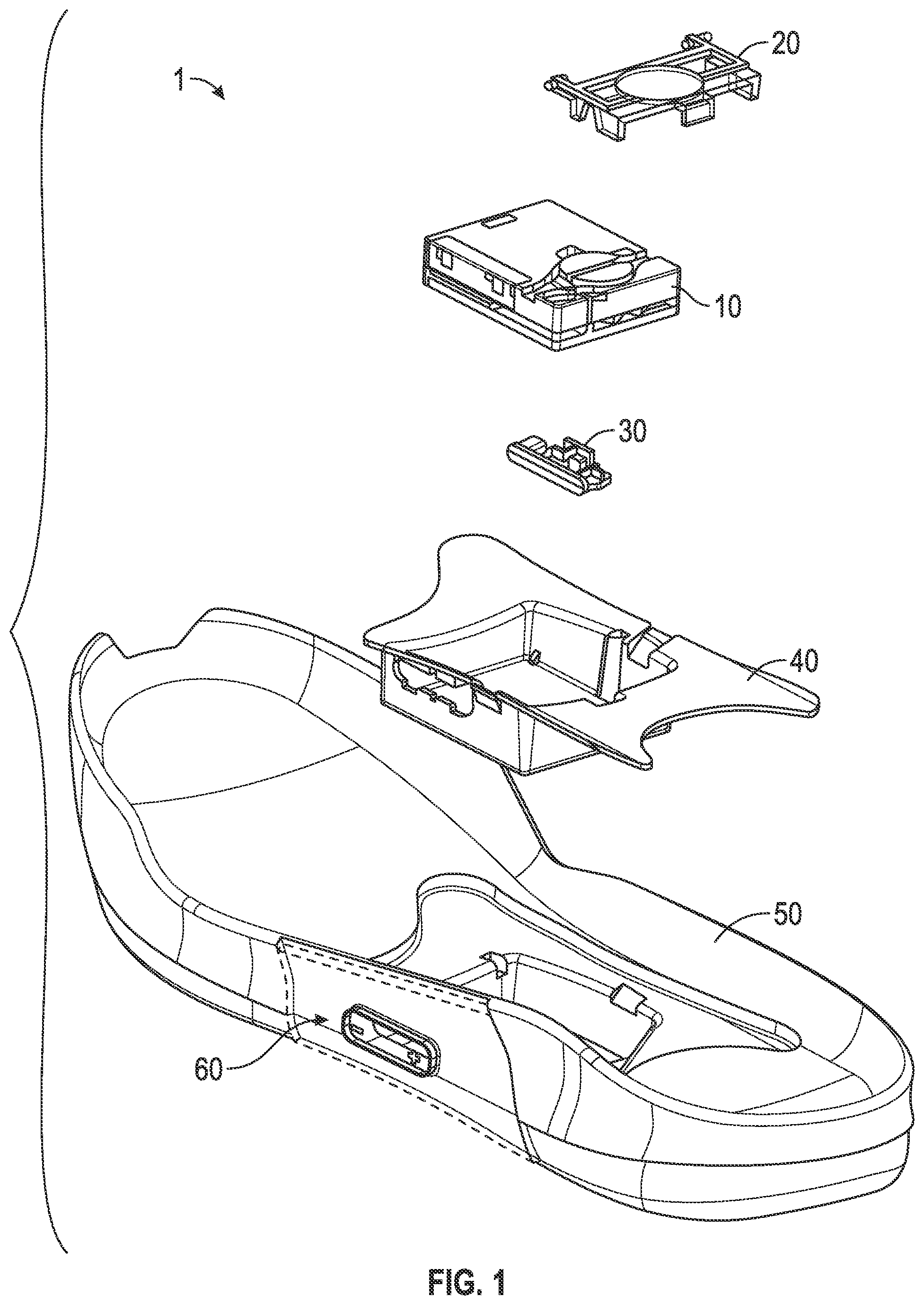 Patent US12137774 — Automated footwear lacing systems, devices, and techniques — Figure 1
