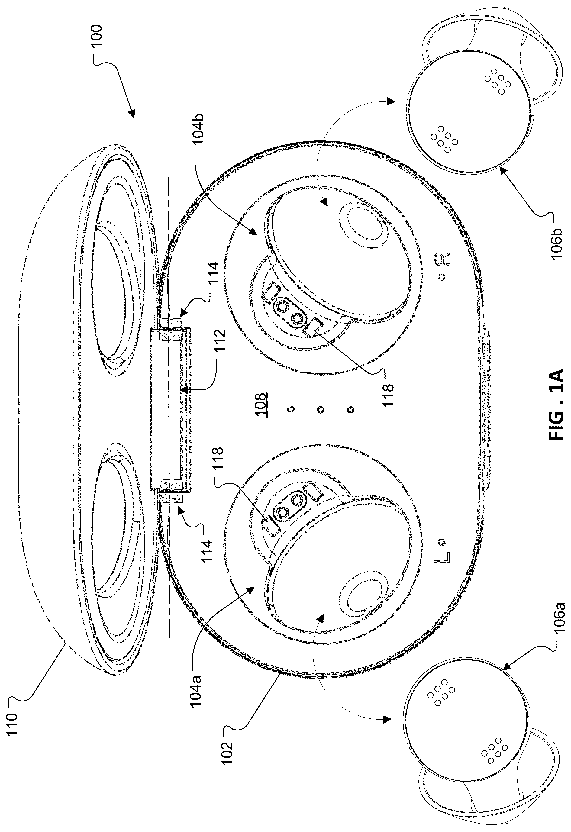 Patent US12137780 — Cases with multipole magnet hinges — Figure 1