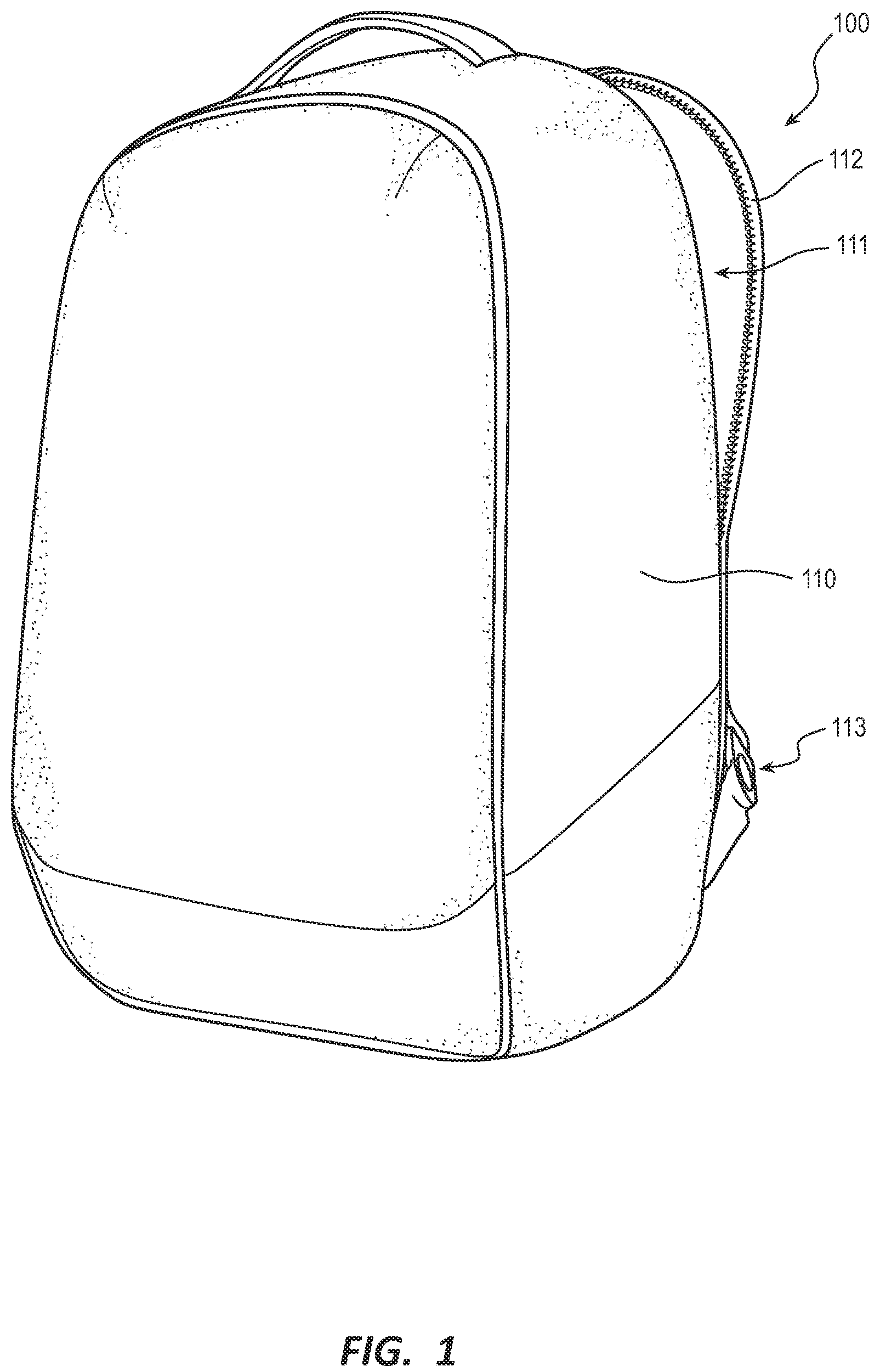 Patent US12137782 — Laptop lift case — Figure 1