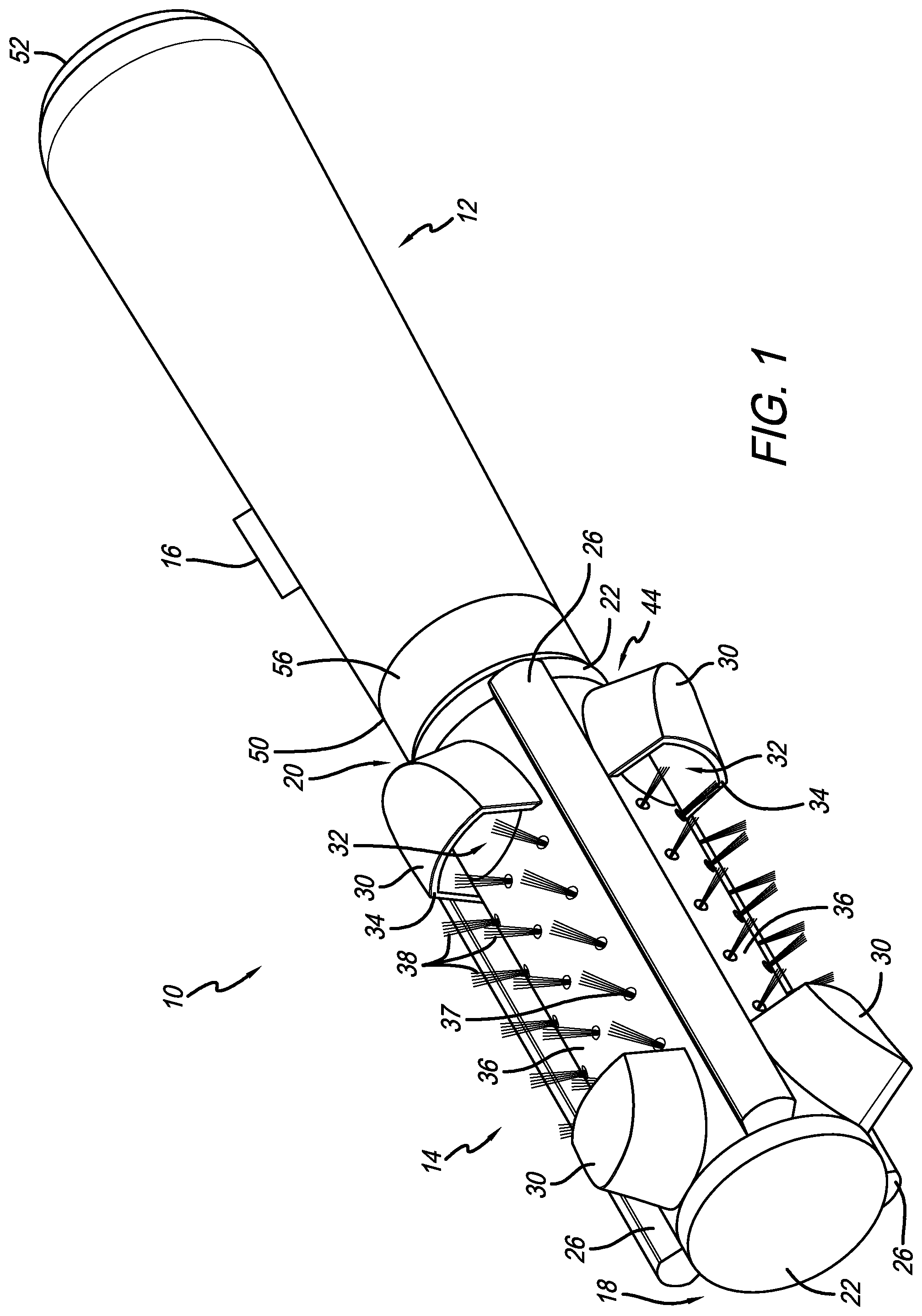 Patent US12137786 — Rotating hair styling and drying device — Figure 1