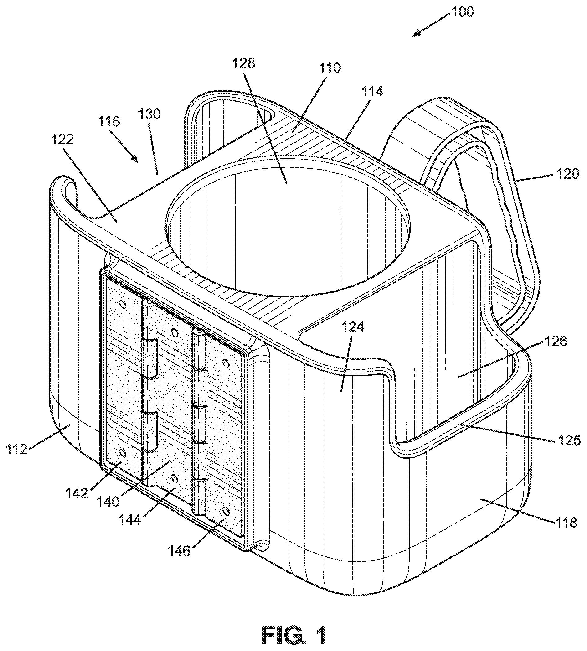 Patent US12137795 — Portable magnetic holder — Figure 1