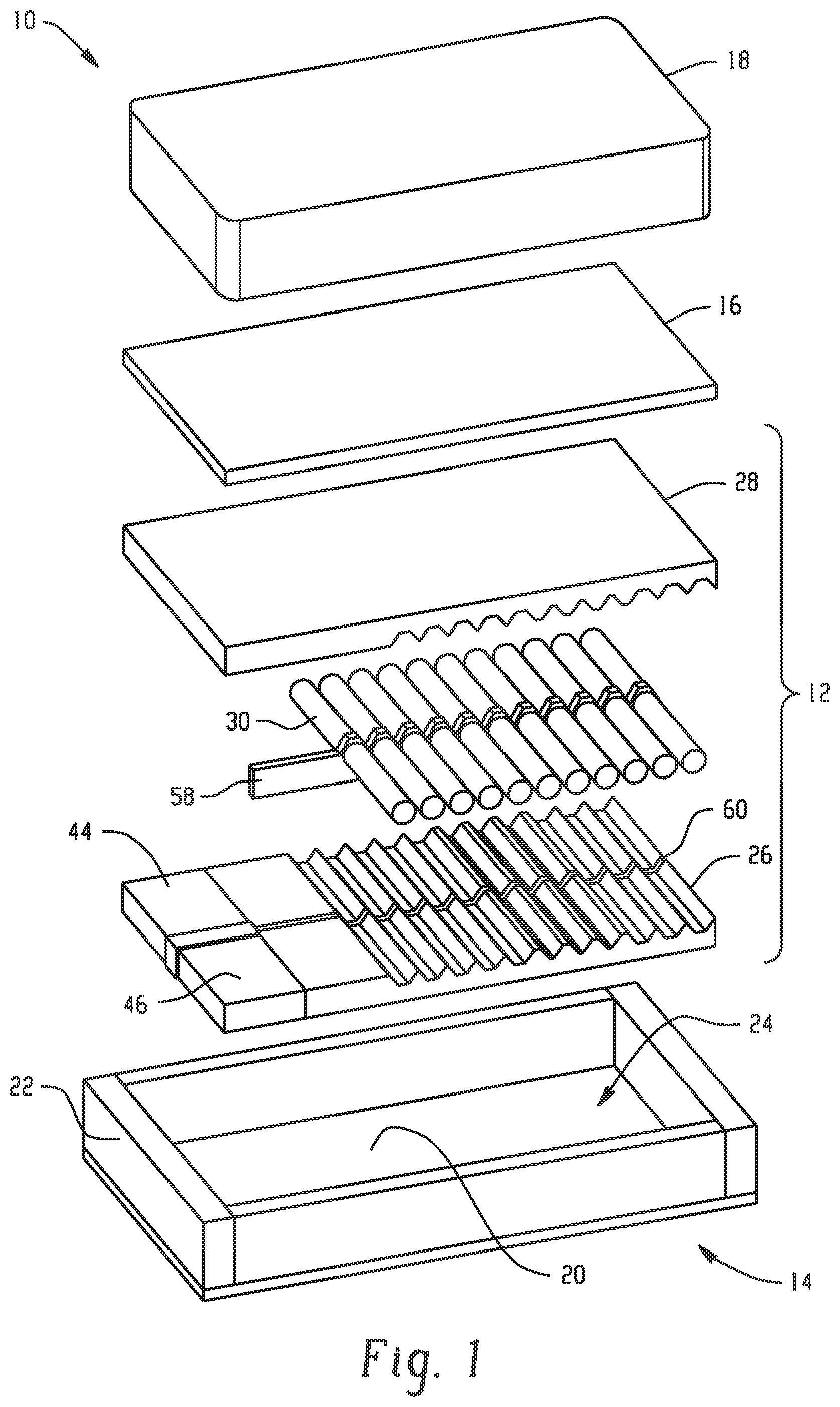 Patent US12137811 Figure 1 – Active comfort controlled bedding systems
