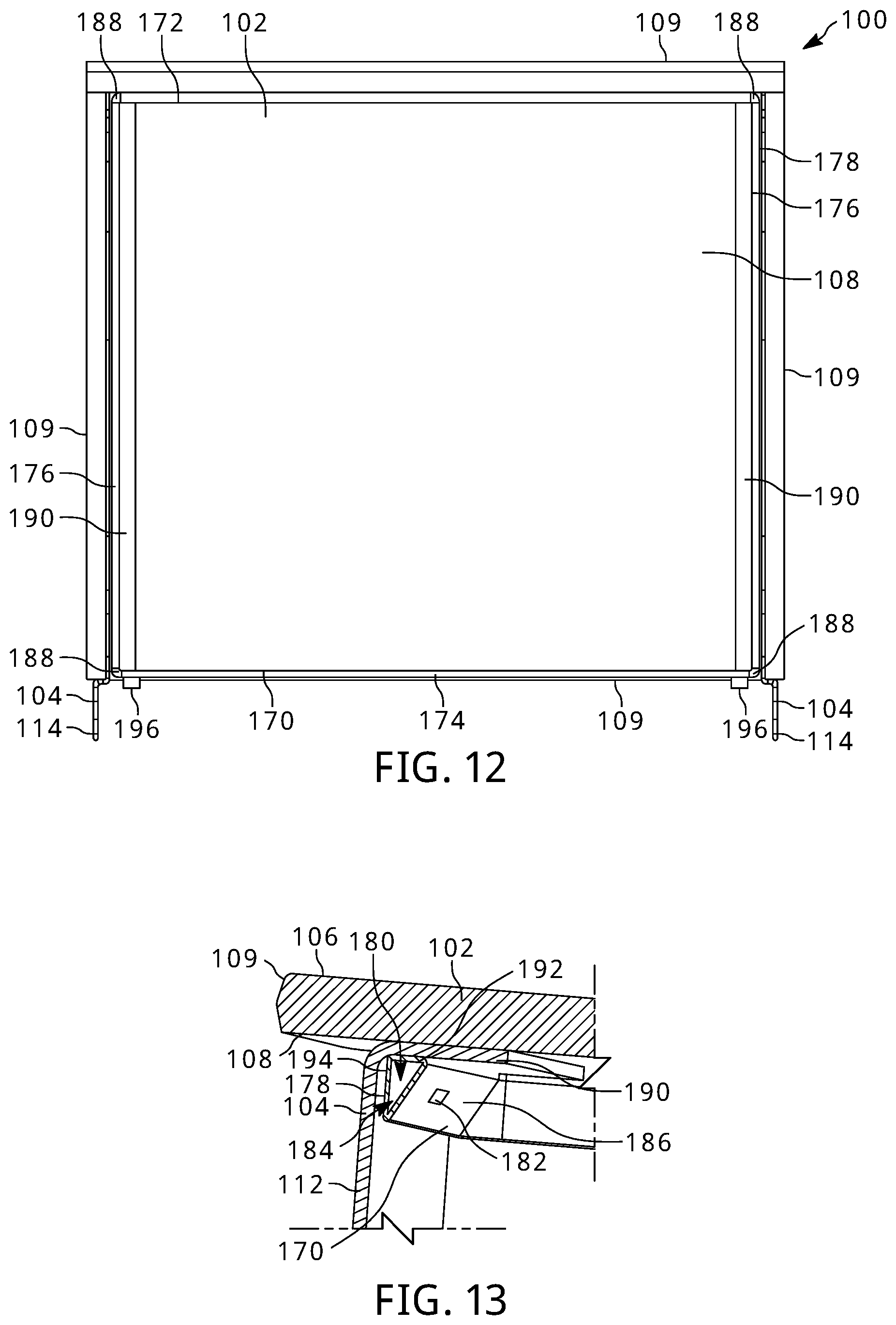 Patent US12137820 Figure 10 – Illuminated shelf assemblies