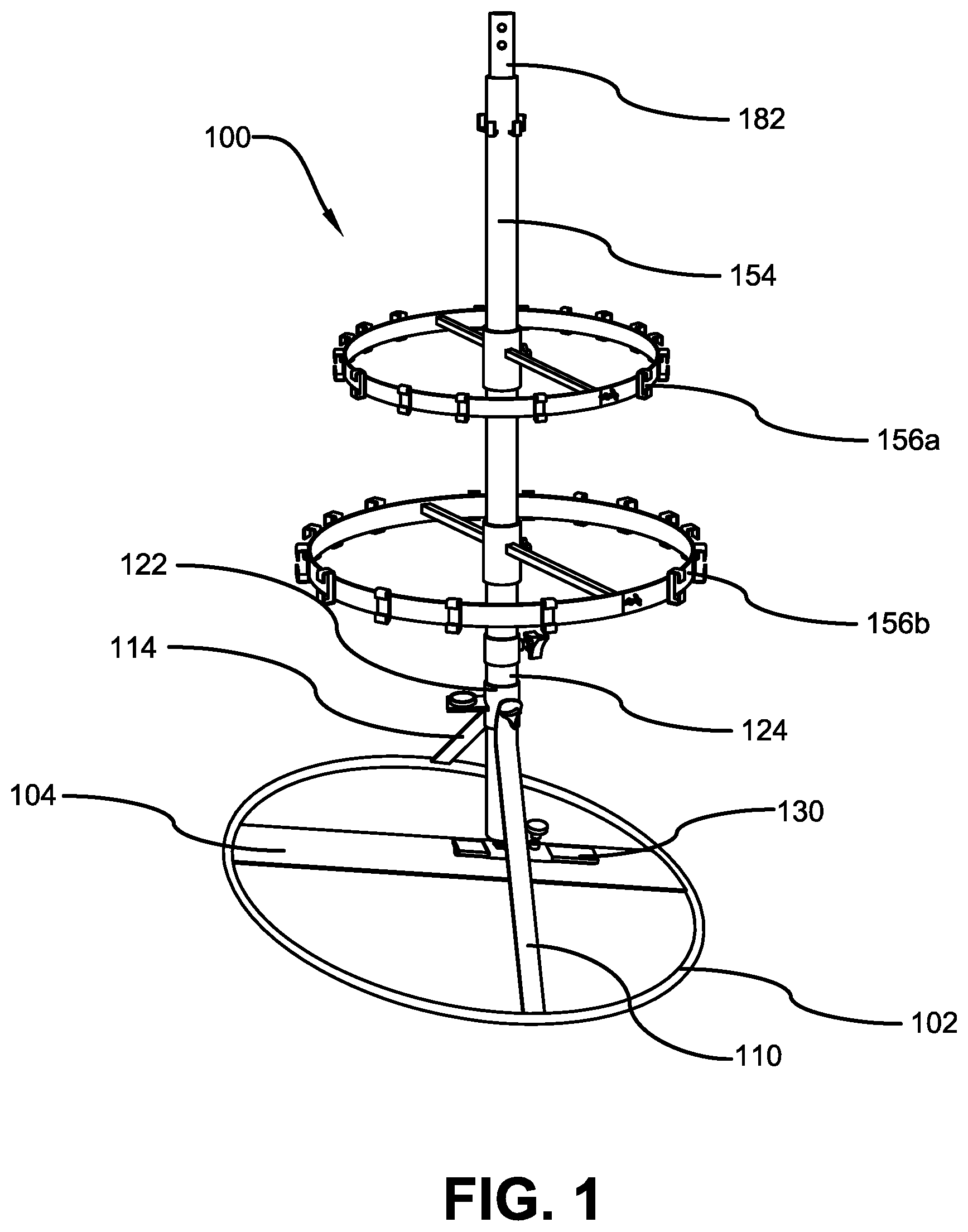 Patent US12137828 — Decorative light frame device — Figure 1