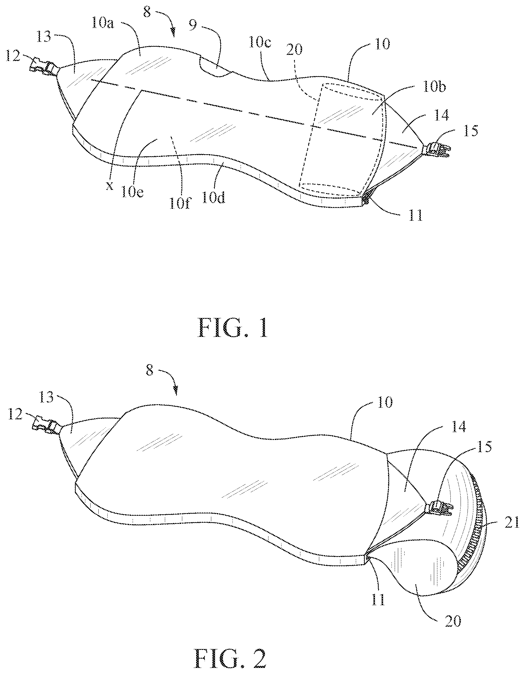 Patent US12137829 — Multifunctional pillow — Figure 1