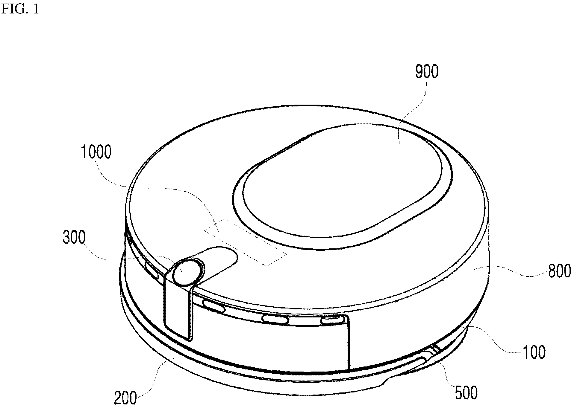 Patent US12137857 — Robotic cleaner — Figure 1