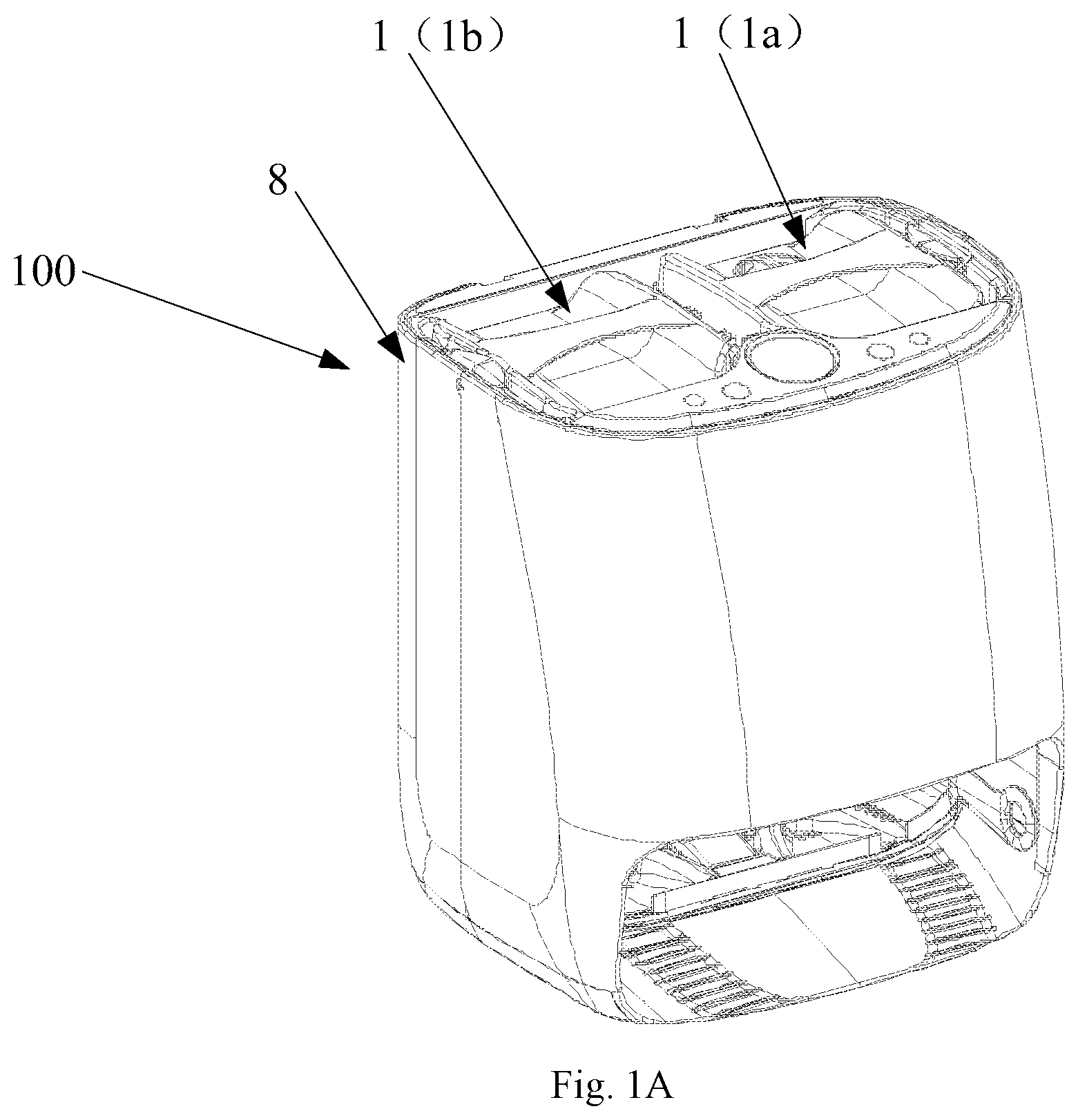 Patent US12137858 — Base station and water tank — Figure 1