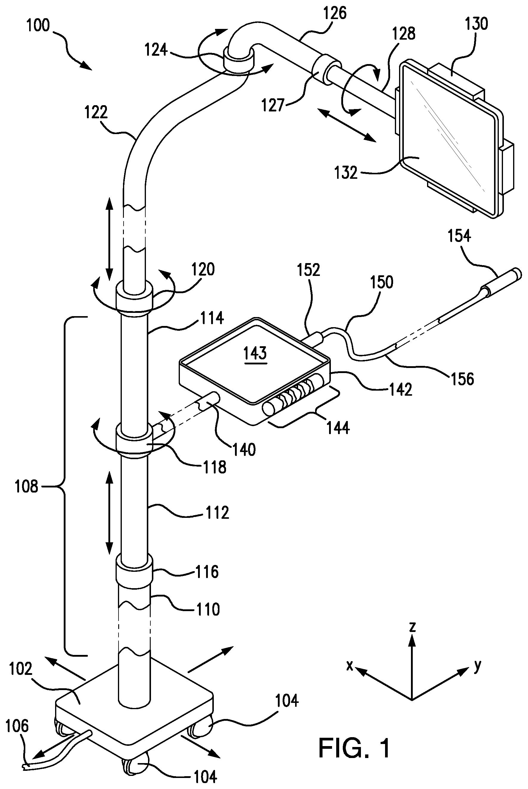 Patent US12137881 — Multifunctional intraoral imaging system and related methods — Figure 1