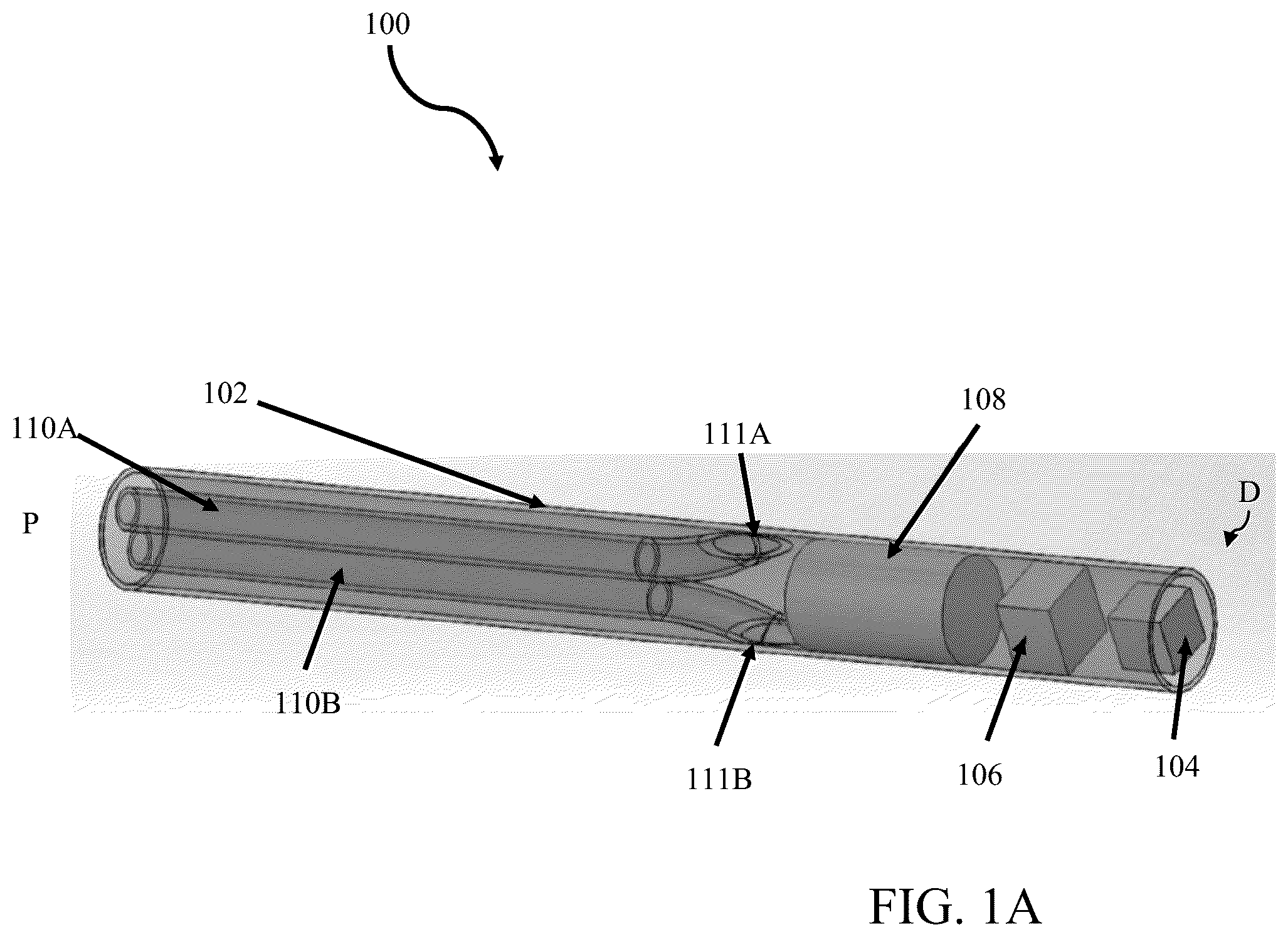 Patent US12137886 — Lung biopsy devices, systems and methods for locating and biopsying an object — Figure 1