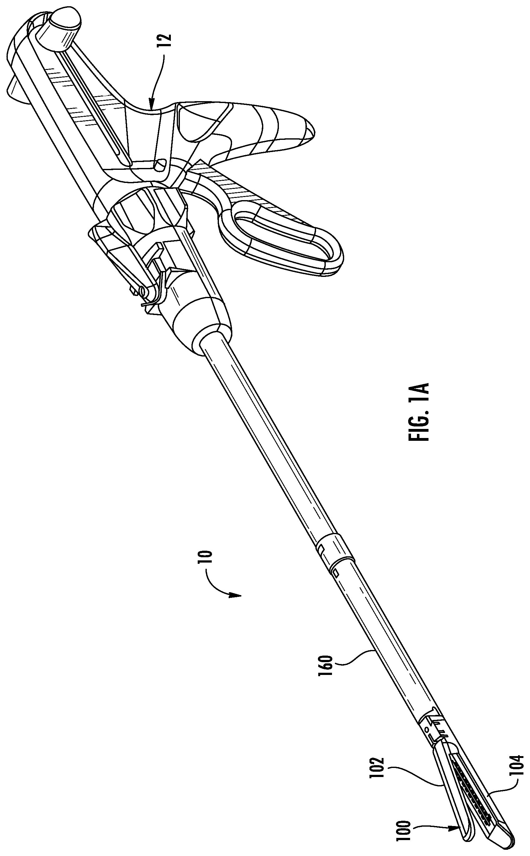 Patent US12137903 Figure 1 – Surgical instrument with lockout mechanism