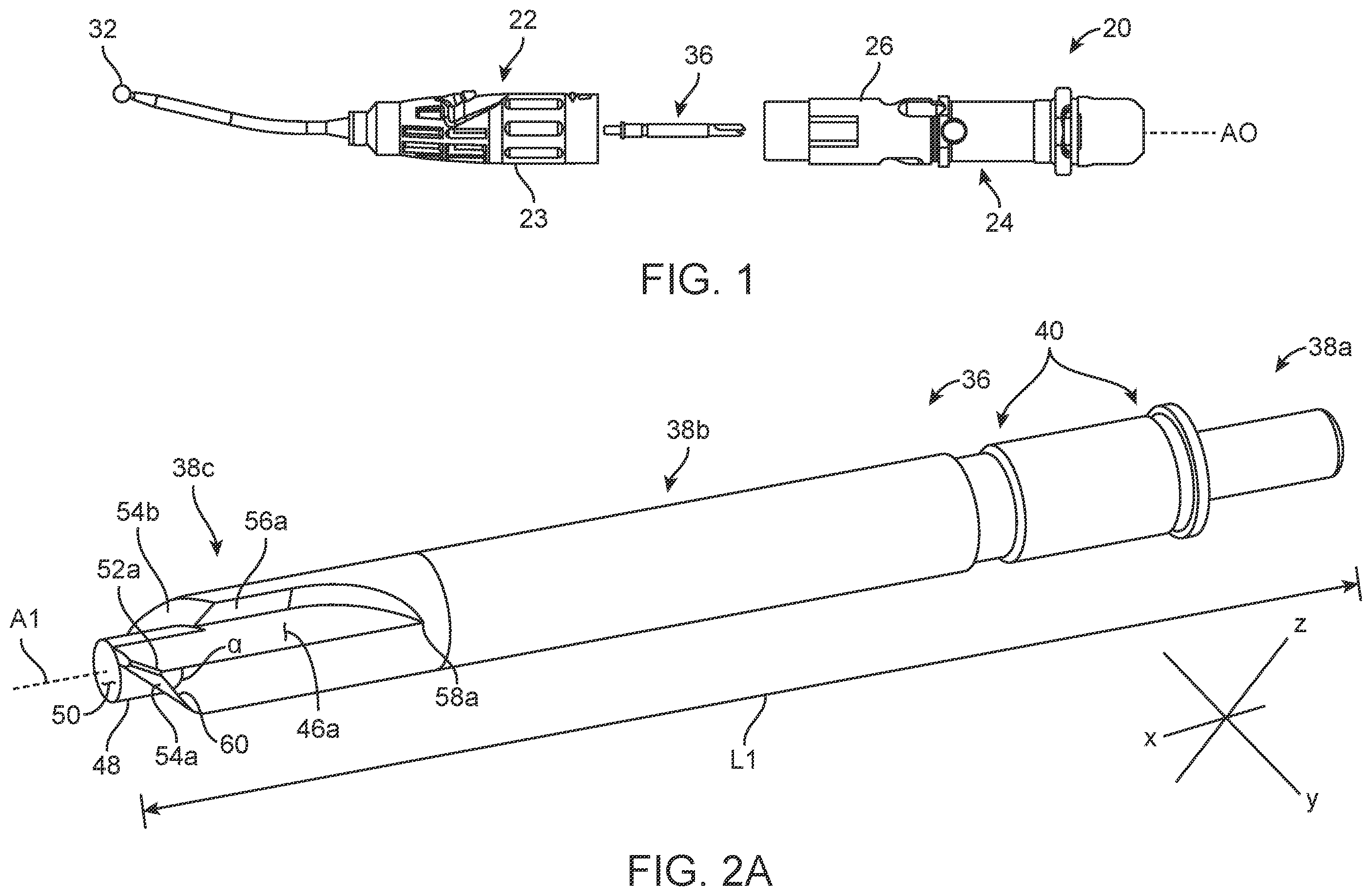 Patent US12137918 — Coupling portion for rotary surgical cutting systems — Figure 1