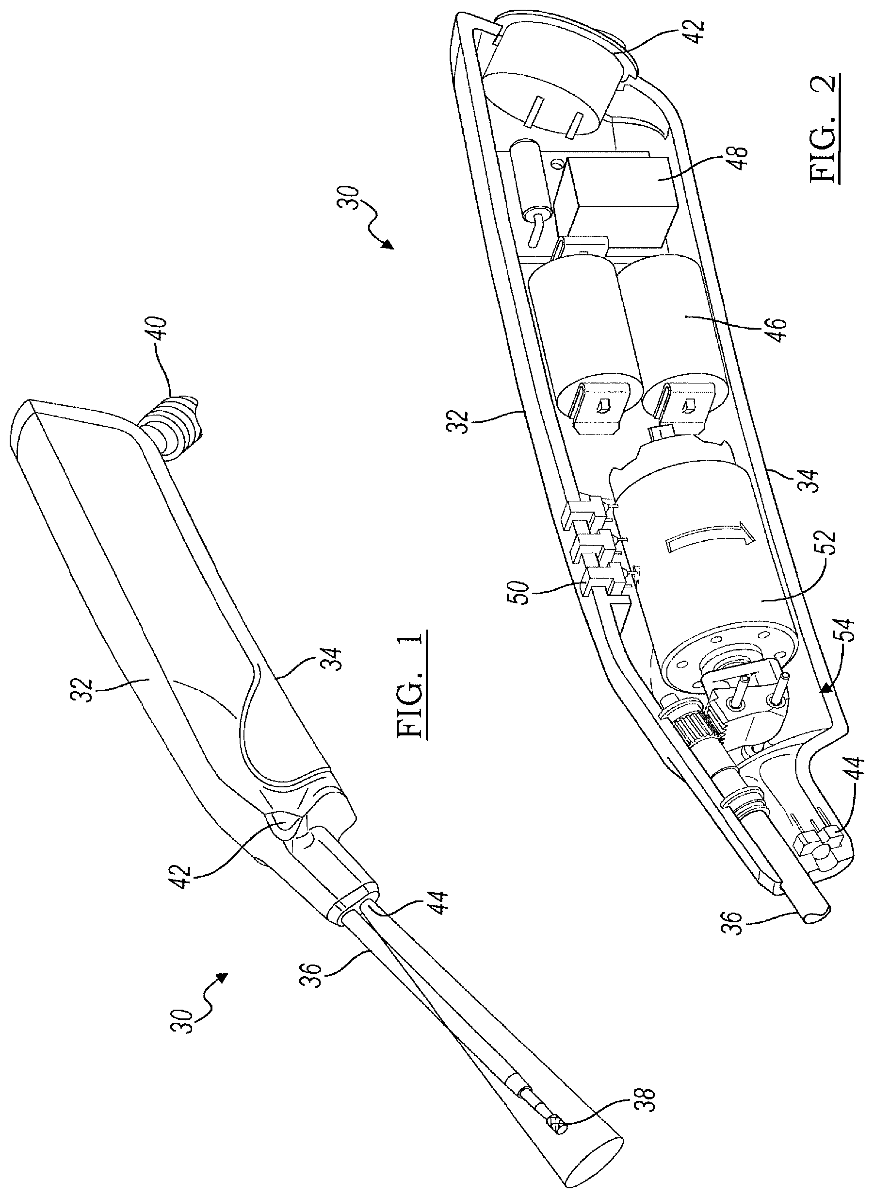 Patent US12137919 — Rotary oscillating bone, cartilage, and disk removal tool assembly — Figure 1