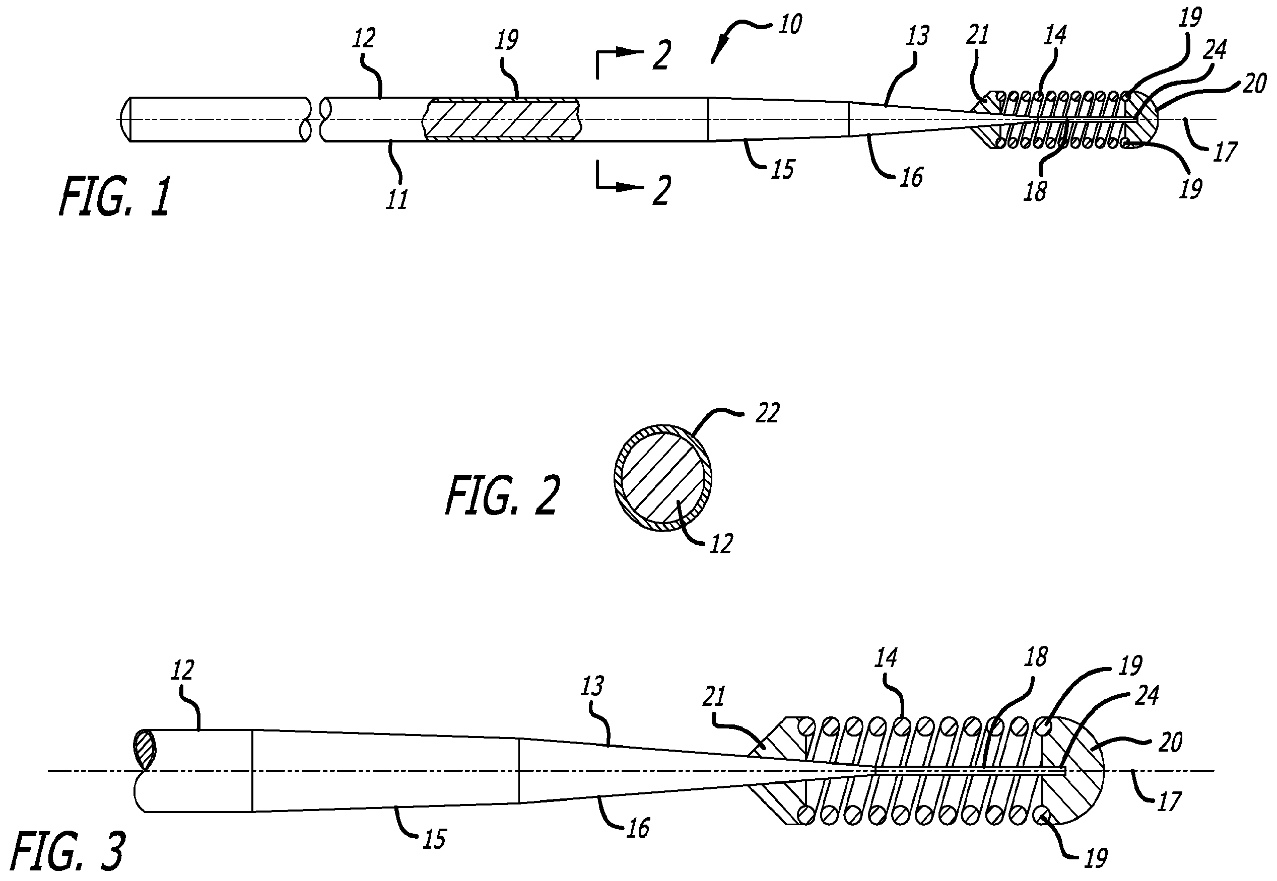 Patent US12137923 — Guide wire tip having roughened surface — Figure 1